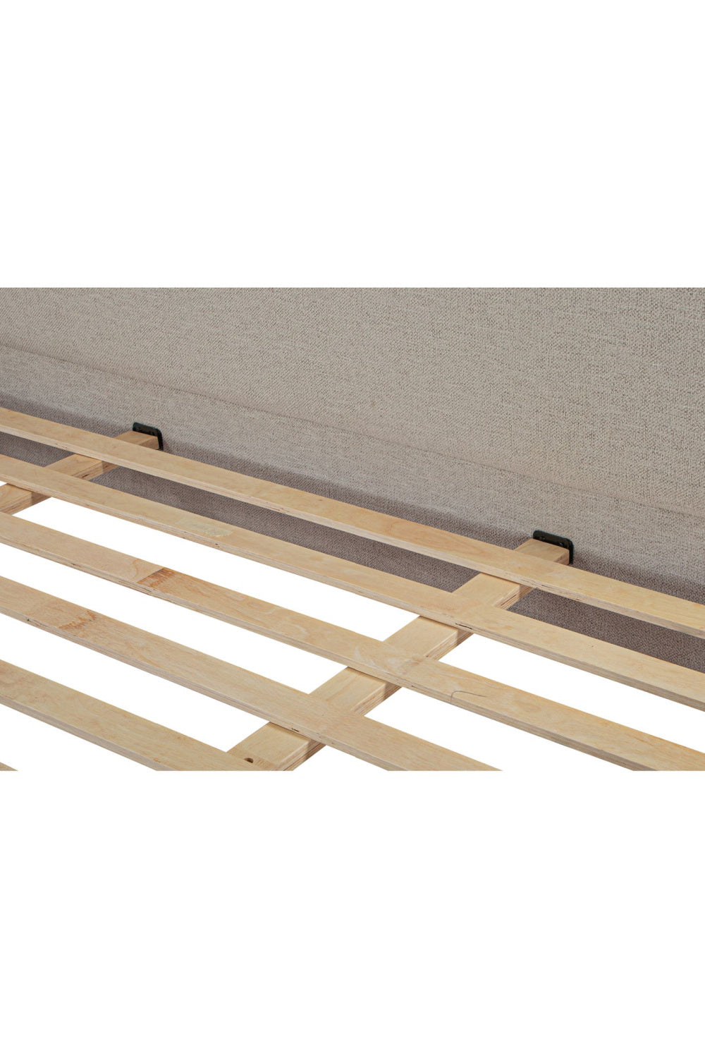 Modern European furniture - Rubberwood Framed Beige Bed - www.oroa.com | Oroa.com
