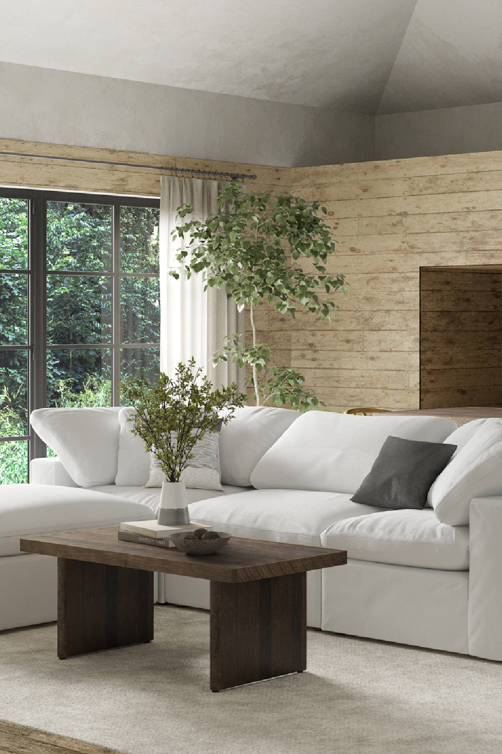 Modern European furniture - Matte Pine Coffee Table - www.oroa.com | Oroa.com
