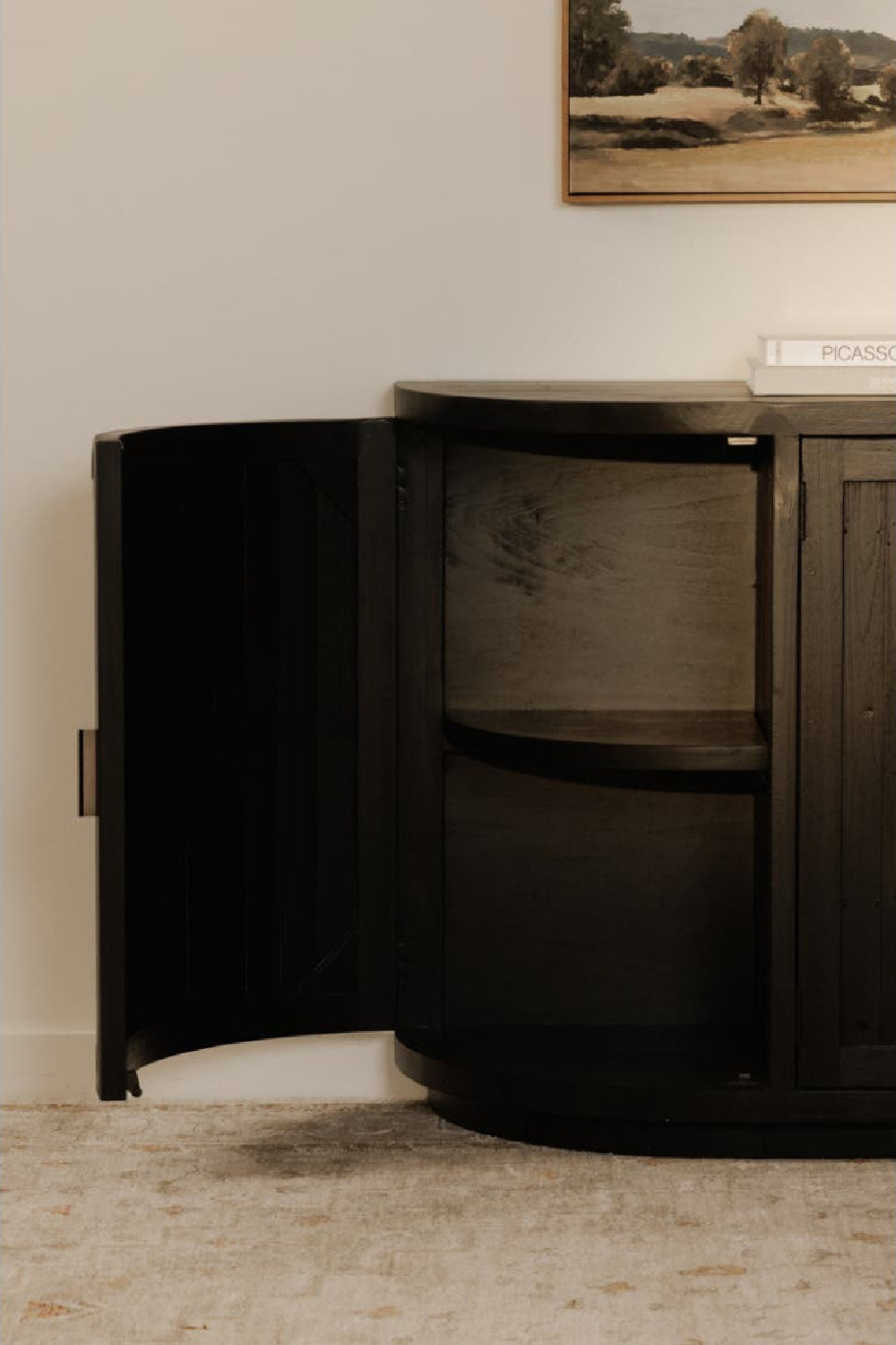 Modern European furniture - Pine Wood 4-Door Sideboard - www.oroa.com | Oroa.com