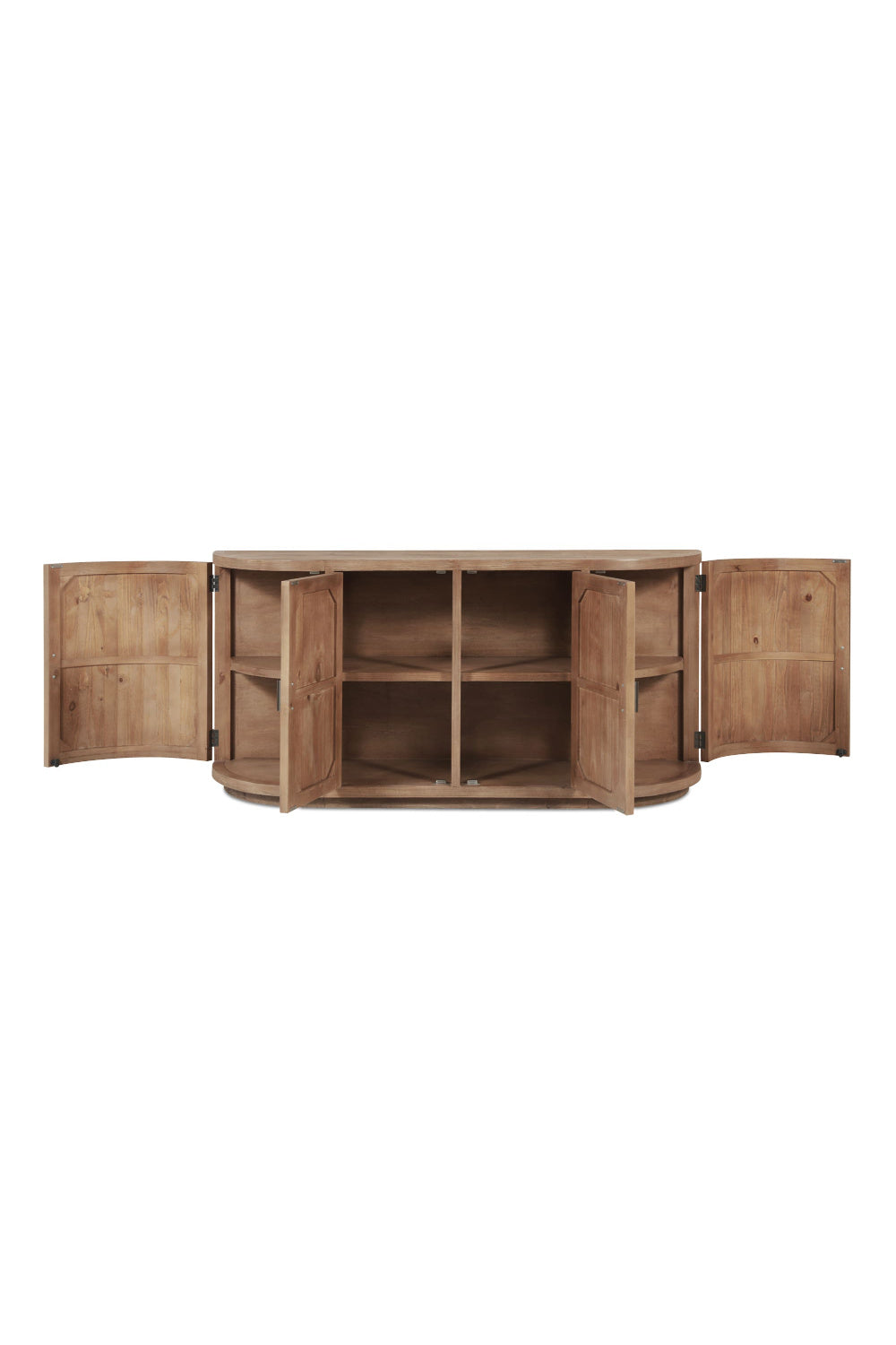 Modern European furniture - Pine Wood 4-Door Sideboard - www.oroa.com | Oroa.com