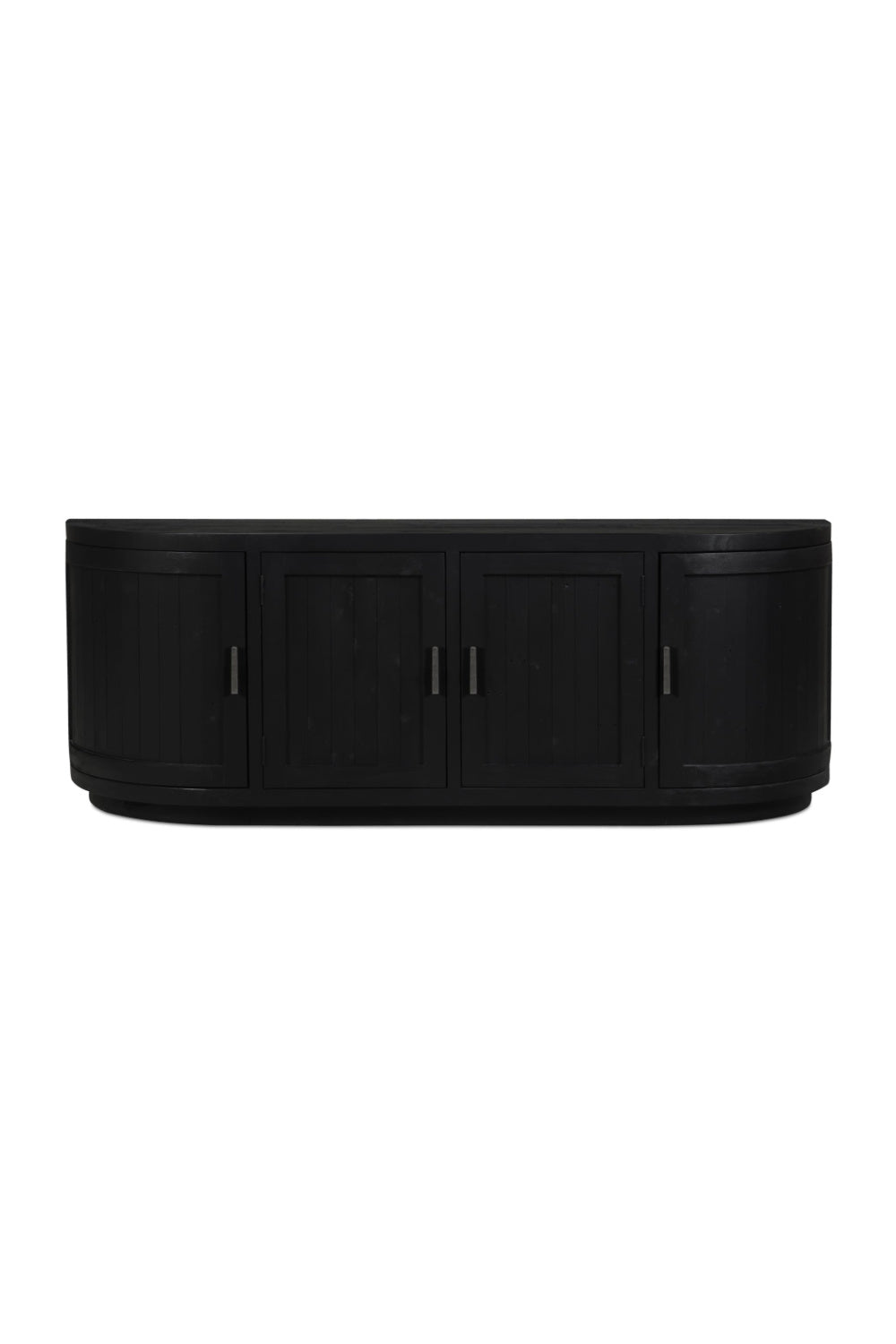Modern European furniture - Pine Wood 4-Door Media Cabinet - www.oroa.com | Oroa.com
