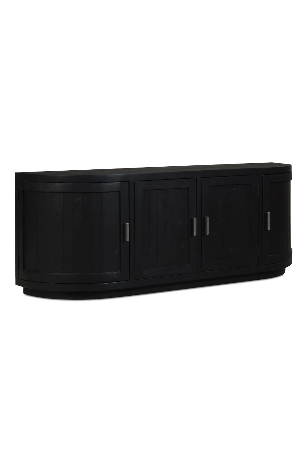Modern European furniture - Pine Wood 4-Door Media Cabinet - www.oroa.com | Oroa.com
