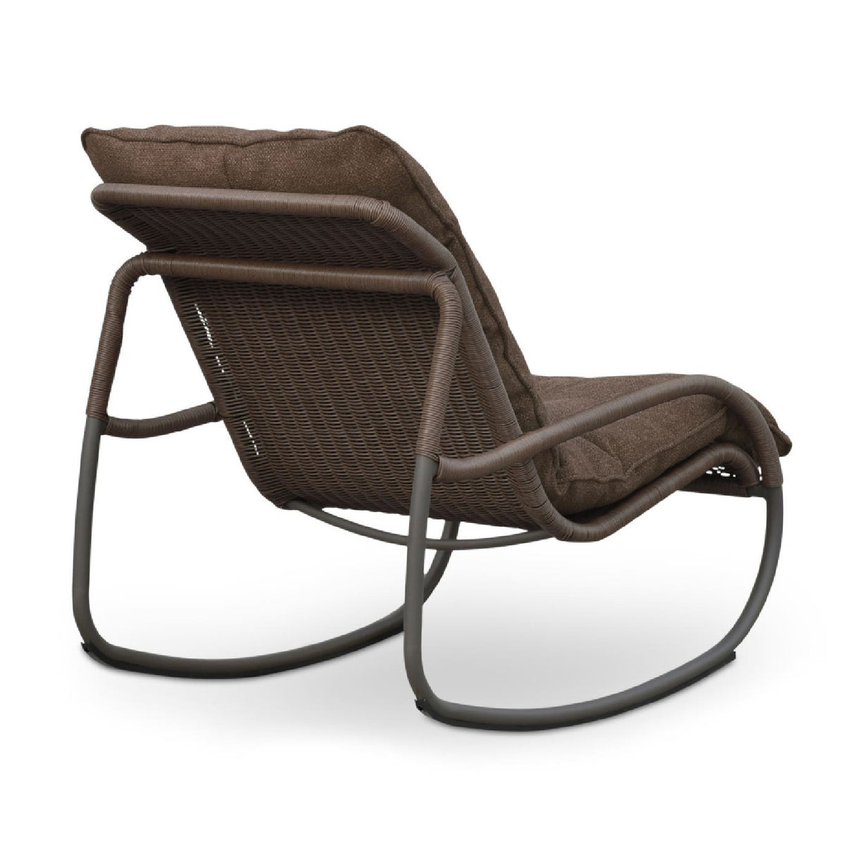 Modern European furniture - Minimalist Outdoor Wicker Rocking Chair - www.oroa.com | Oroa.com