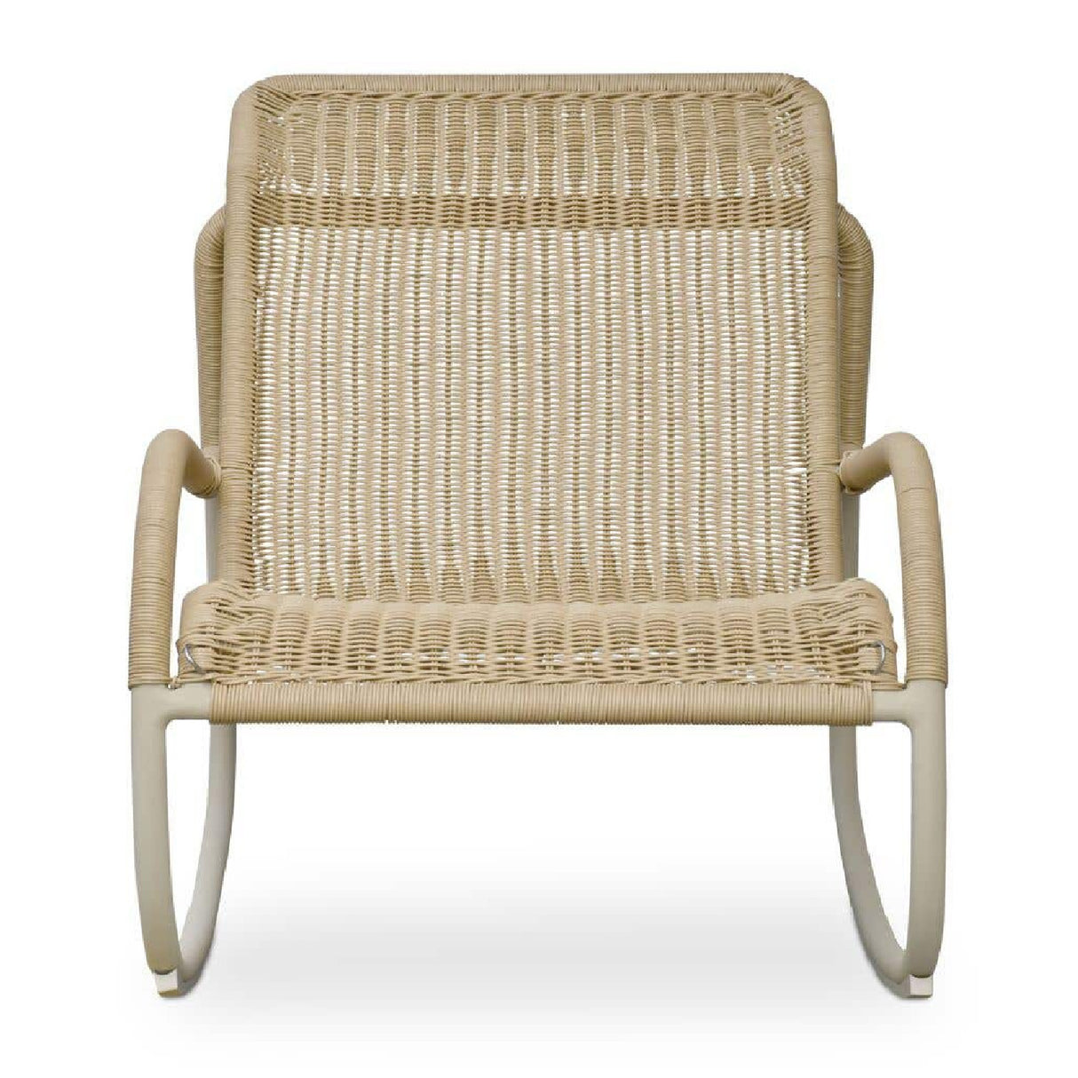 Modern European furniture - Minimalist Outdoor Wicker Rocking Chair - www.oroa.com | Oroa.com