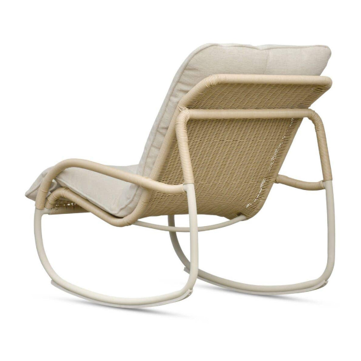 Modern European furniture - Minimalist Outdoor Wicker Rocking Chair - www.oroa.com | Oroa.com