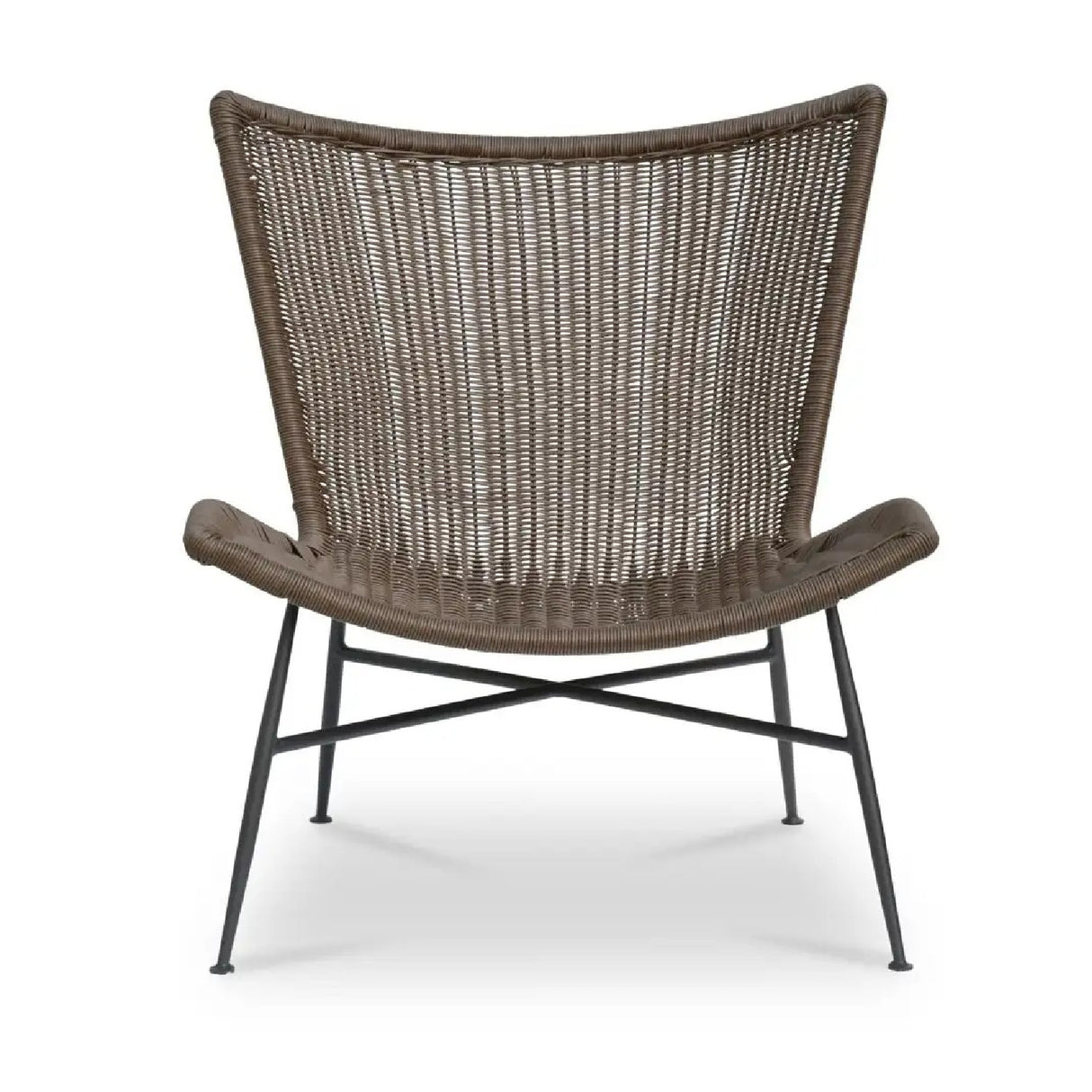 Modern European furniture - Brown Wicker Outdoor Accent Chair - www.oroa.com | Oroa.com