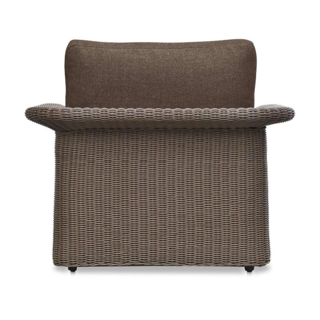 Modern European furniture - Curved Arm Wicker Outdoor Chair - www.oroa.com | Oroa.com