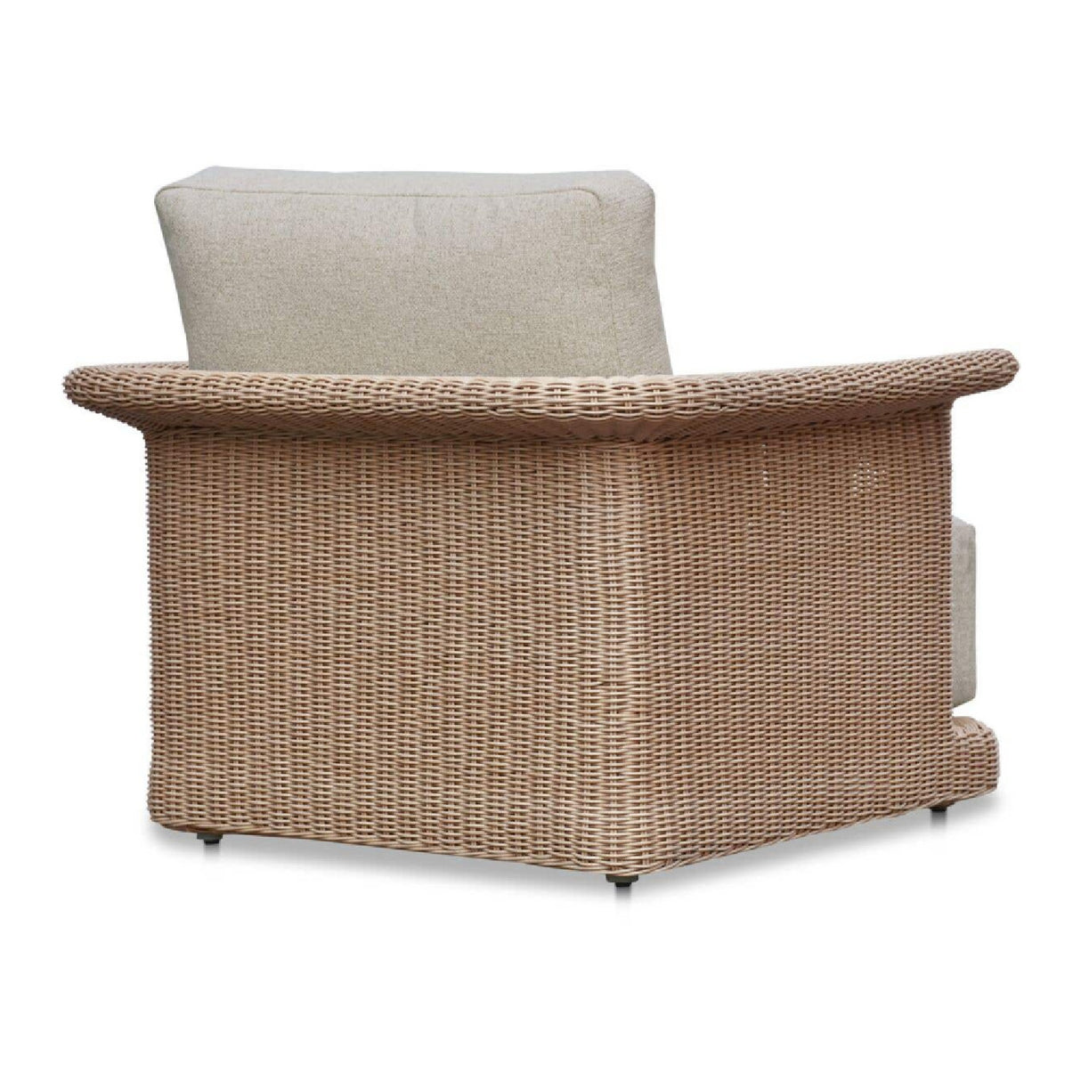 Modern European furniture - Curved Arm Wicker Outdoor Chair - www.oroa.com | Oroa.com
