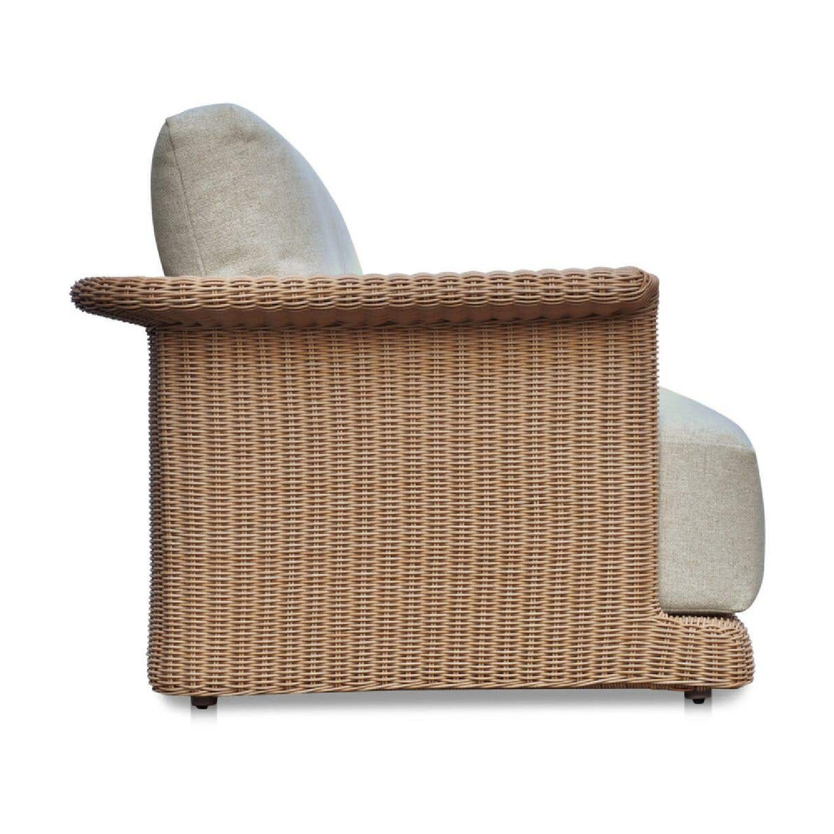 Modern European furniture - Curved Arm Wicker Outdoor Sofa - www.oroa.com | Oroa.com