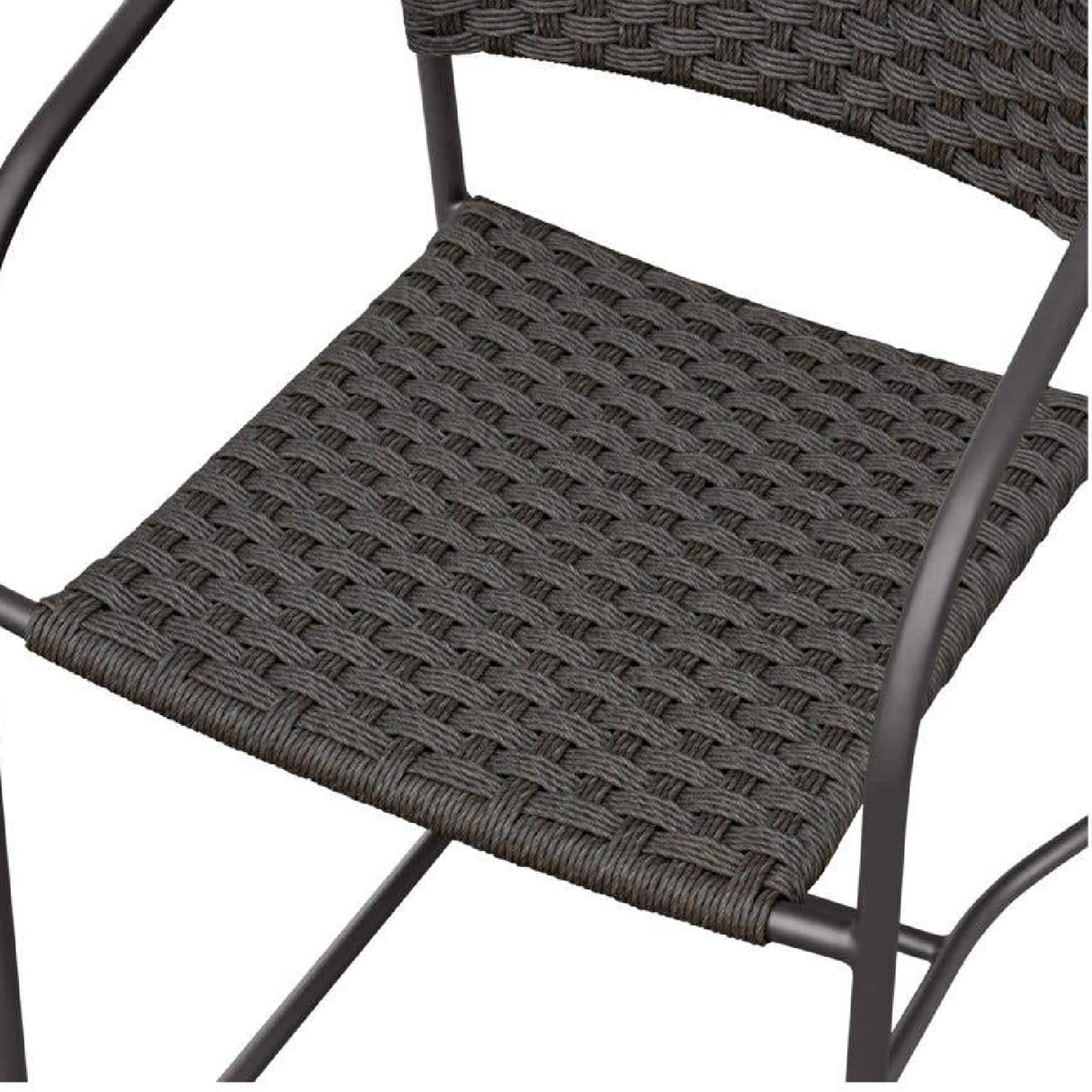 Modern European furniture - Basketweave Outdoor Counter Chair - www.oroa.com | Oroa.com