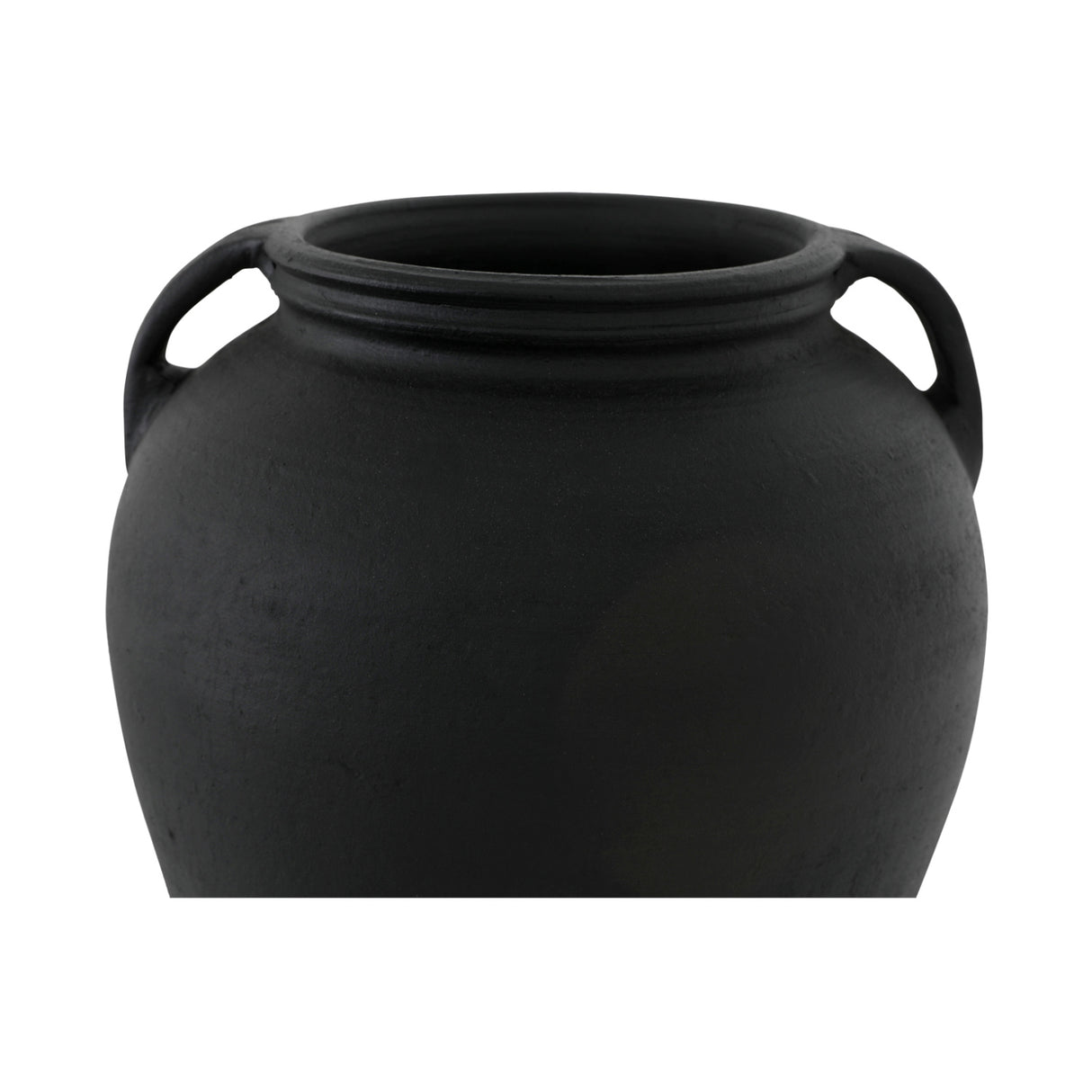 Modern European furniture - Black Terracotta Vase - www.oroa.com | Oroa.com