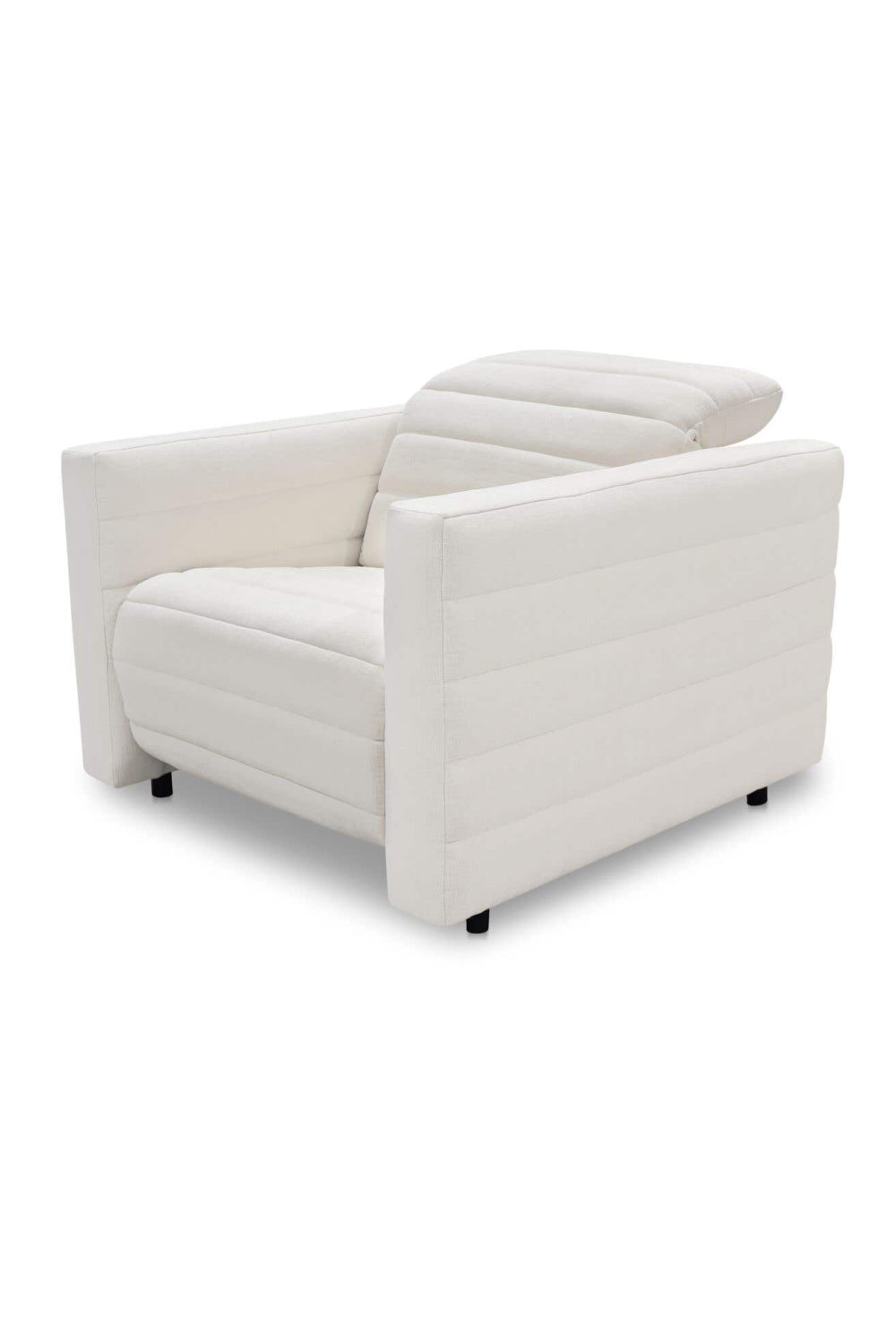 Modern European furniture - Channeled Recliner Lounge Chair - www.oroa.com | Oroa.com
