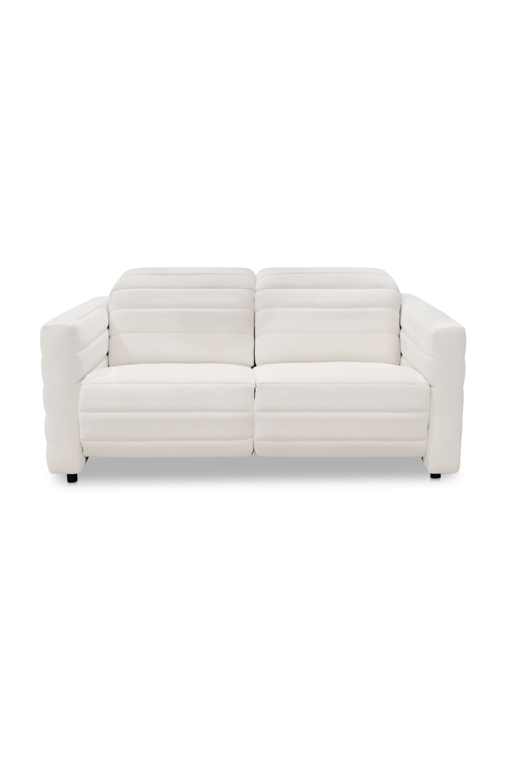 Modern European furniture - Channeled Power Recliner Sofa - www.oroa.com | Oroa.com