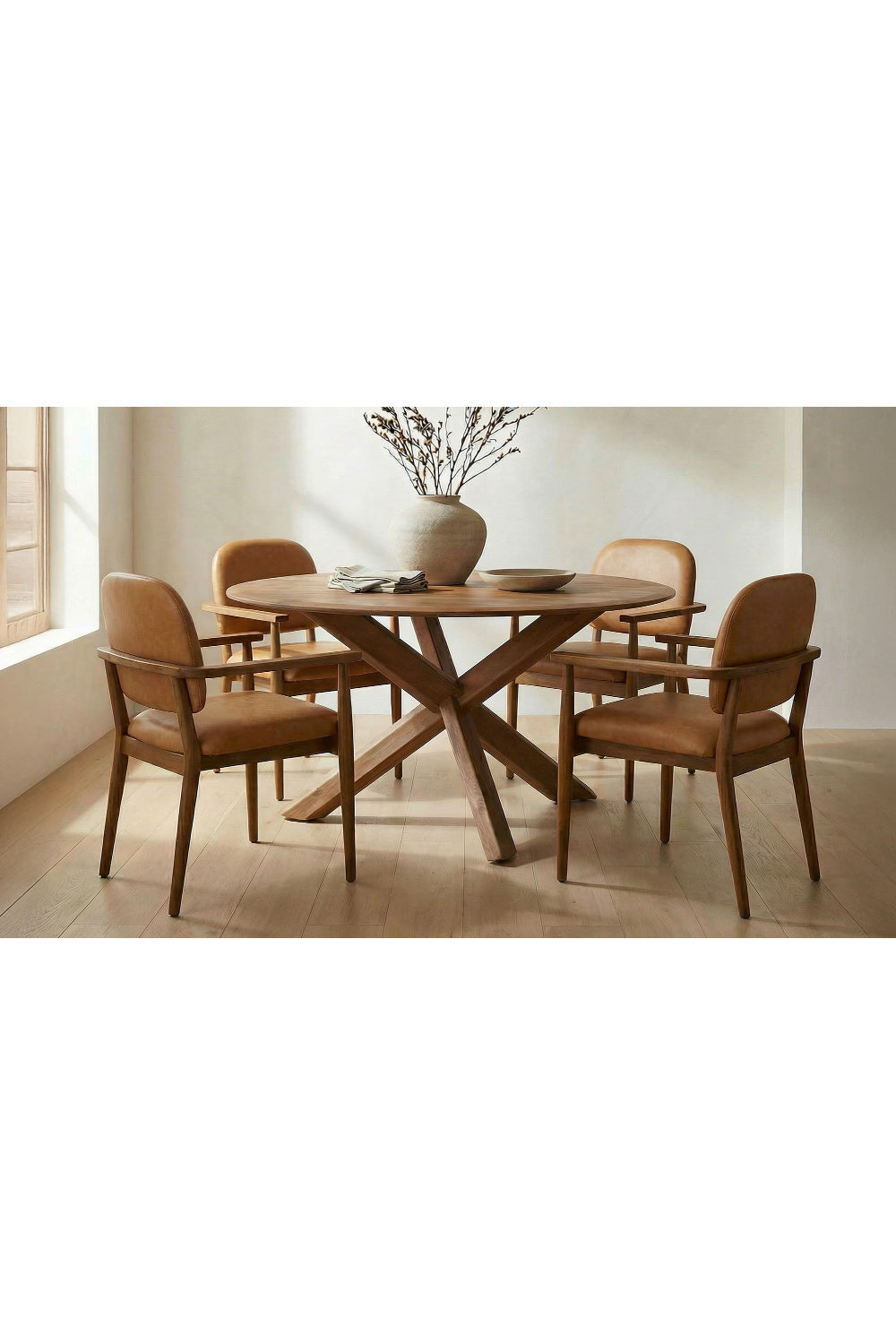 Modern European furniture - Wooden Padded Dining Chairs - www.oroa.com | Oroa.com