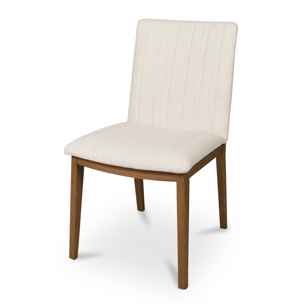 Modern European furniture - Cream Padded Dining Chairs (2) - www.oroa.com | Oroa.com