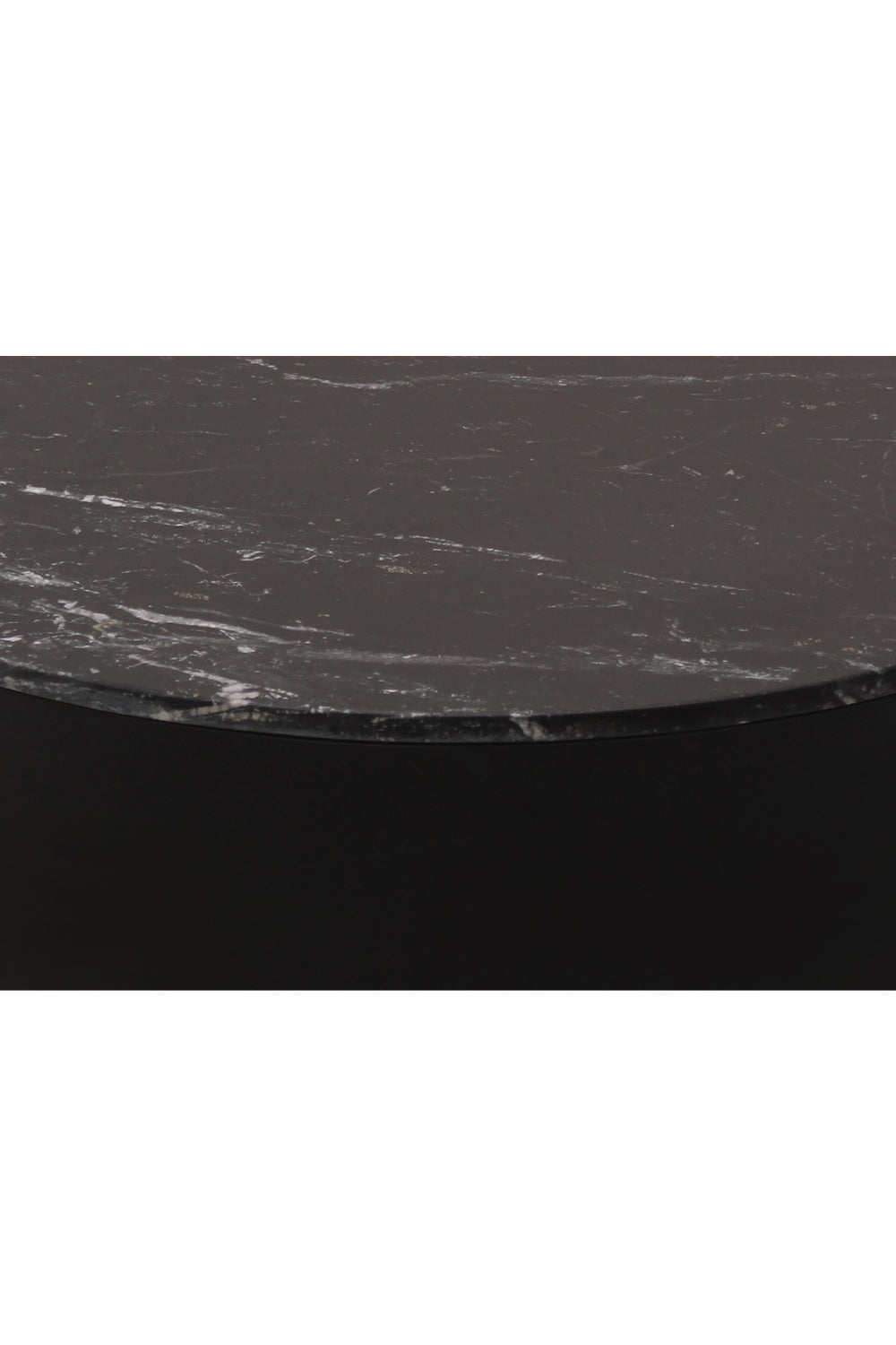 Modern European furniture - Black Marble Round Coffee Table - www.oroa.com | Oroa.com
