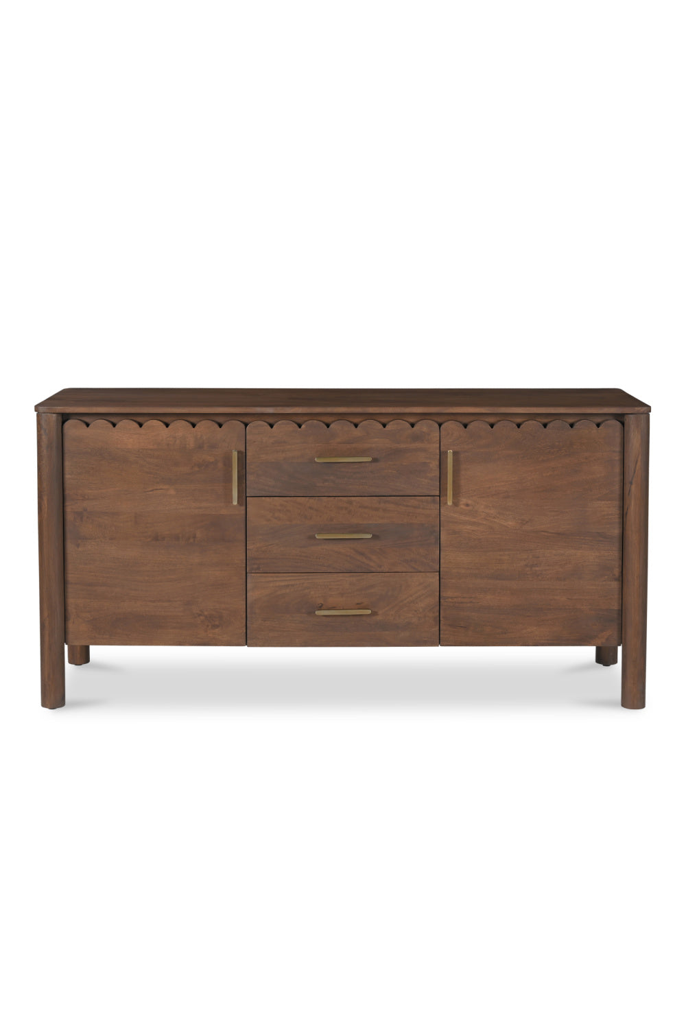 Modern European furniture - Scalloped Edge 3-Drawer Sideboard - www.oroa.com | Oroa.com
