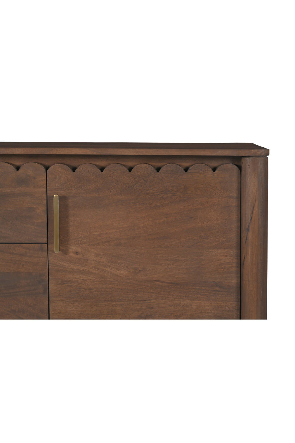 Modern European furniture - Scalloped Edge 3-Drawer Sideboard - www.oroa.com | Oroa.com