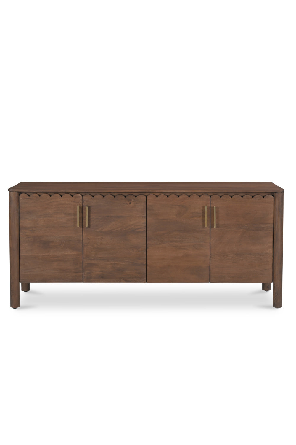 Modern European furniture - Scalloped Edge 4-Door Sideboard - www.oroa.com | Oroa.com