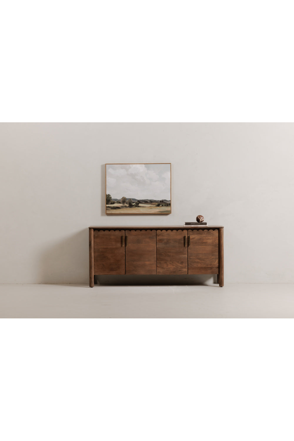 Modern European furniture - Scalloped Edge 4-Door Sideboard - www.oroa.com | Oroa.com
