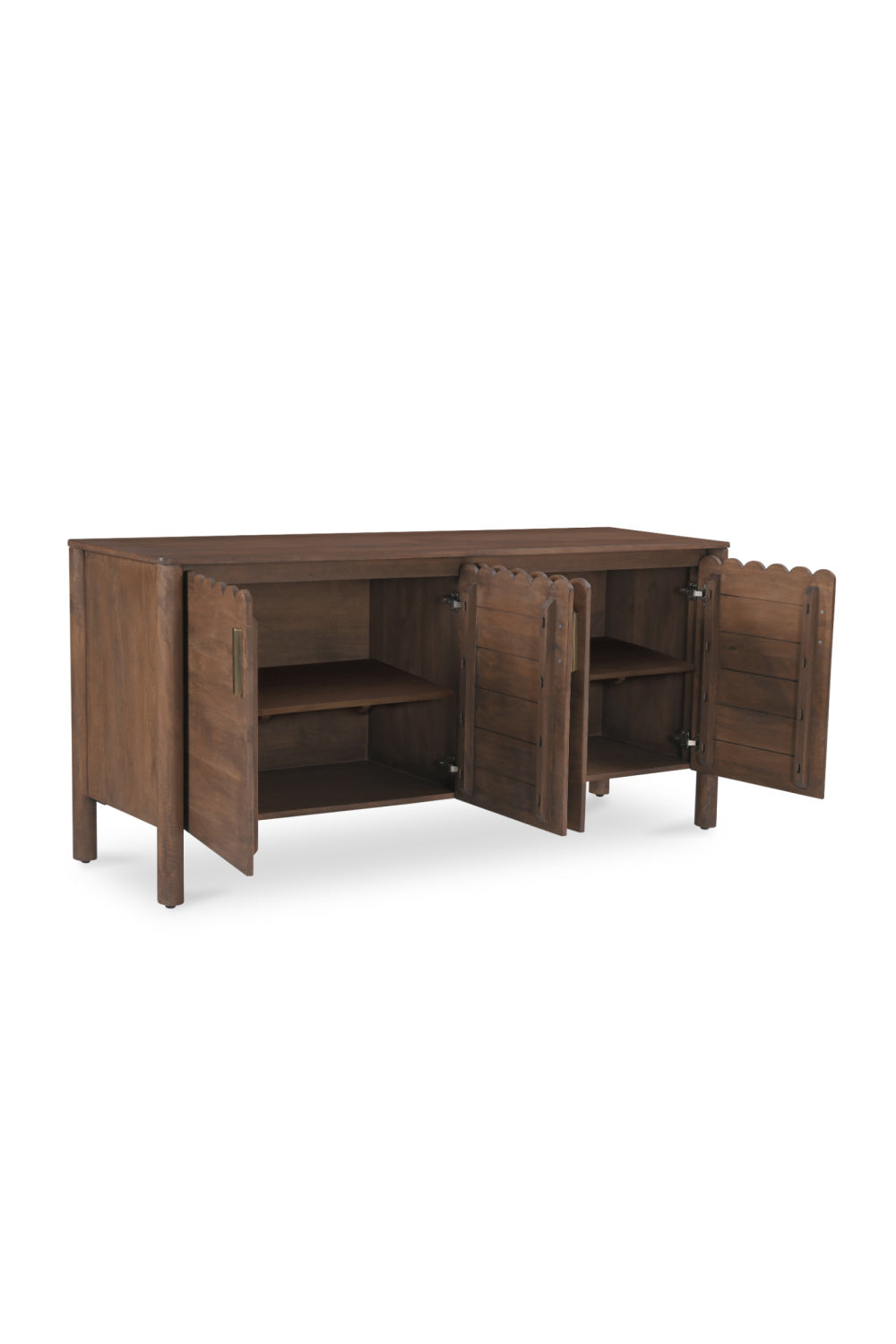 Modern European furniture - Scalloped Edge 4-Door Sideboard - www.oroa.com | Oroa.com