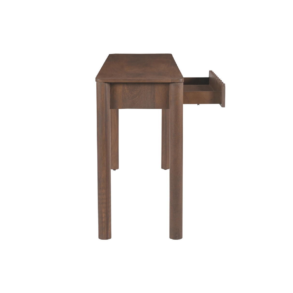Modern European furniture - Wooden Scalloped 2-Drawer Console Table - www.oroa.com | Oroa.com