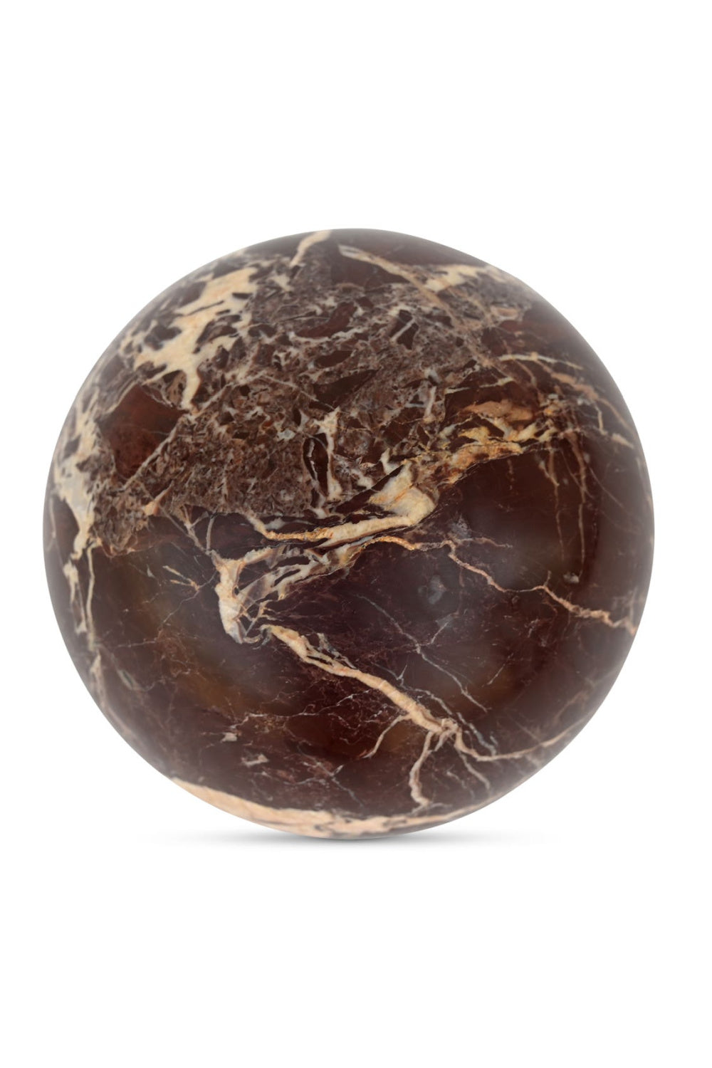 Red Marble Sphere Tabletop Decor | Oroa.com