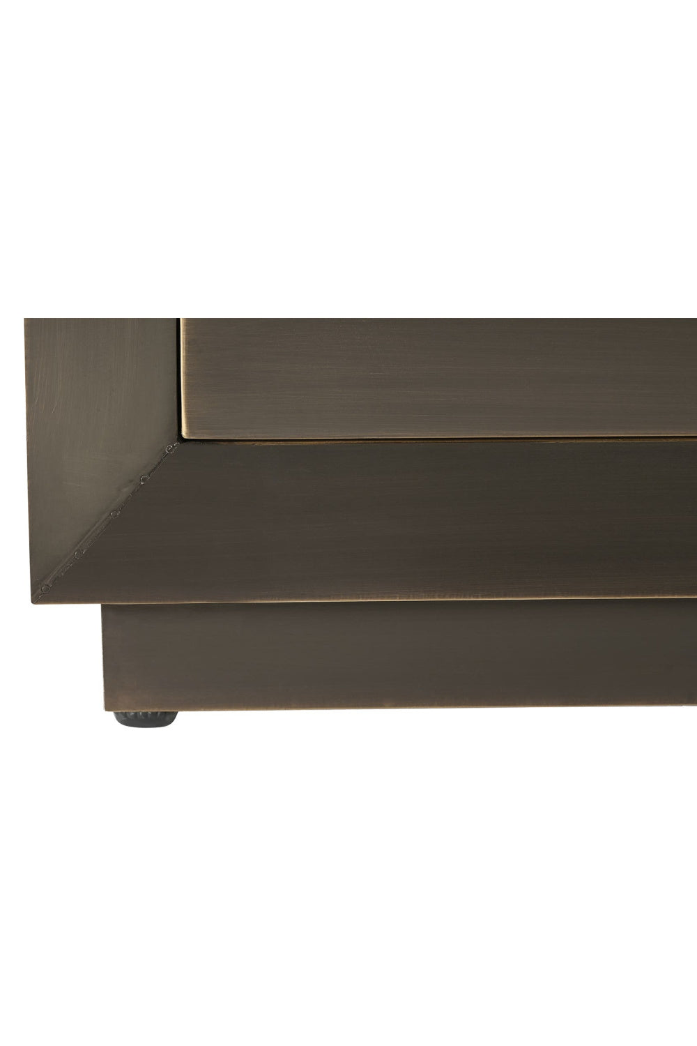 Modern European furniture - Bronze 2-Drawer Nightstand - www.oroa.com | Oroa.com