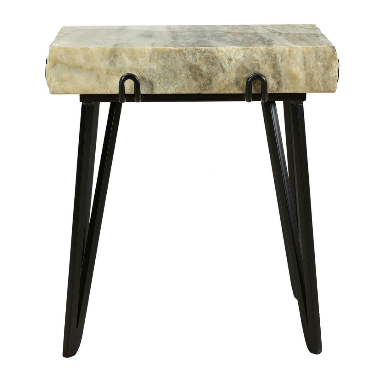 Modern European furniture - Natural Marble Accent Table - www.oroa.com | Oroa.com