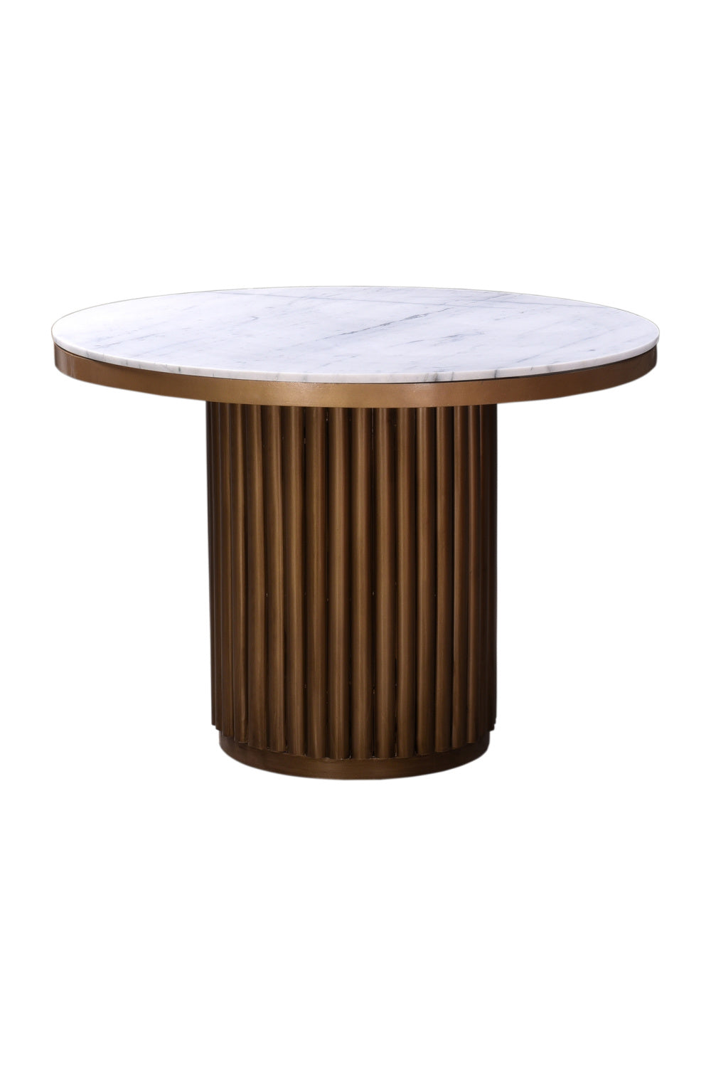 Modern European furniture - Pillar Base Marble Dining Table - www.oroa.com | Oroa.com