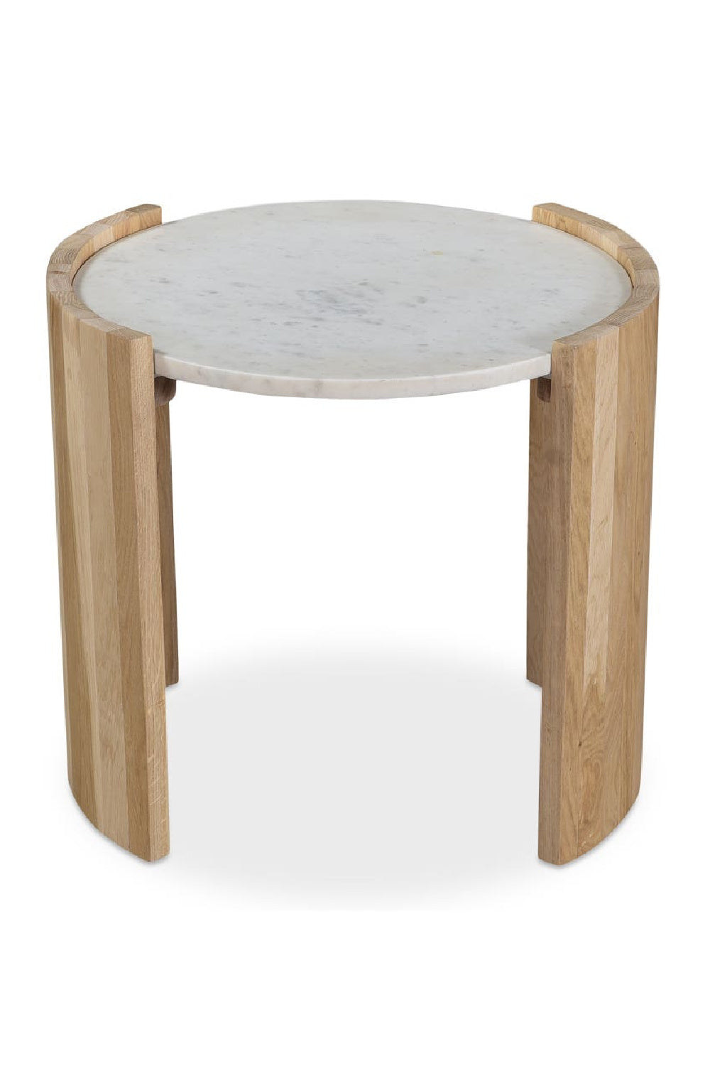 Modern European furniture - White Oak Round Side Table - www.oroa.com | Oroa.com