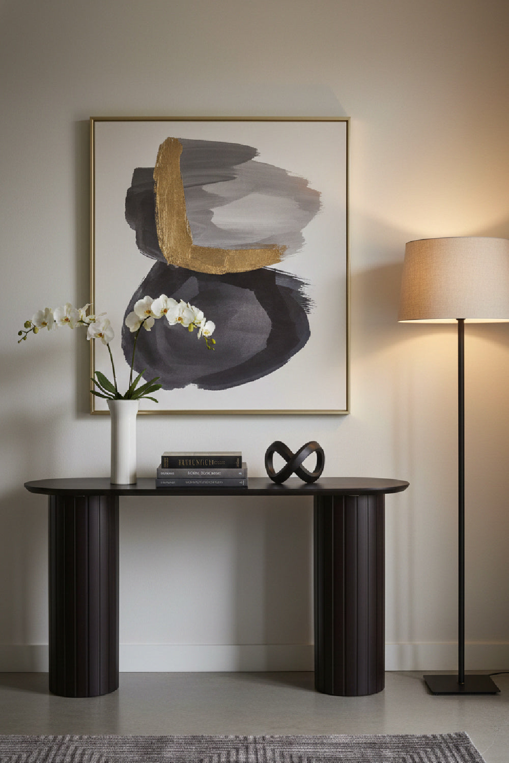Modern European furniture - Black Acacia Console Table - www.oroa.com | Oroa.com