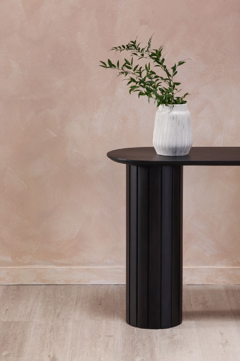 Modern European furniture - Black Acacia Console Table - www.oroa.com | Oroa.com