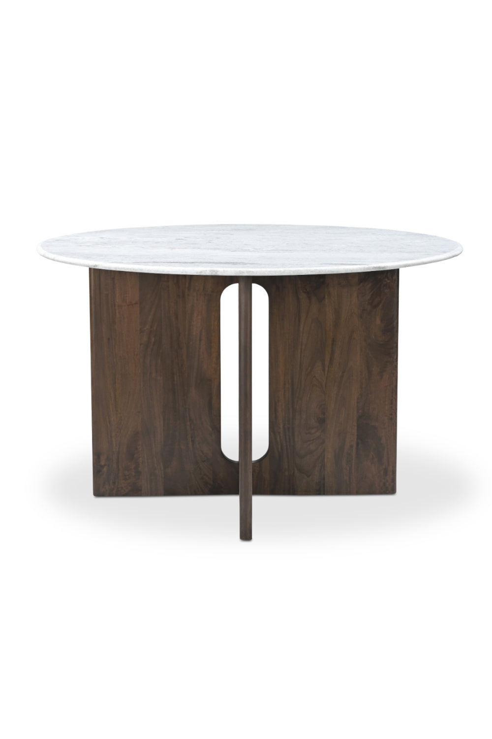 Modern European furniture - Cross-Base Round Dining Table - www.oroa.com | Oroa.com