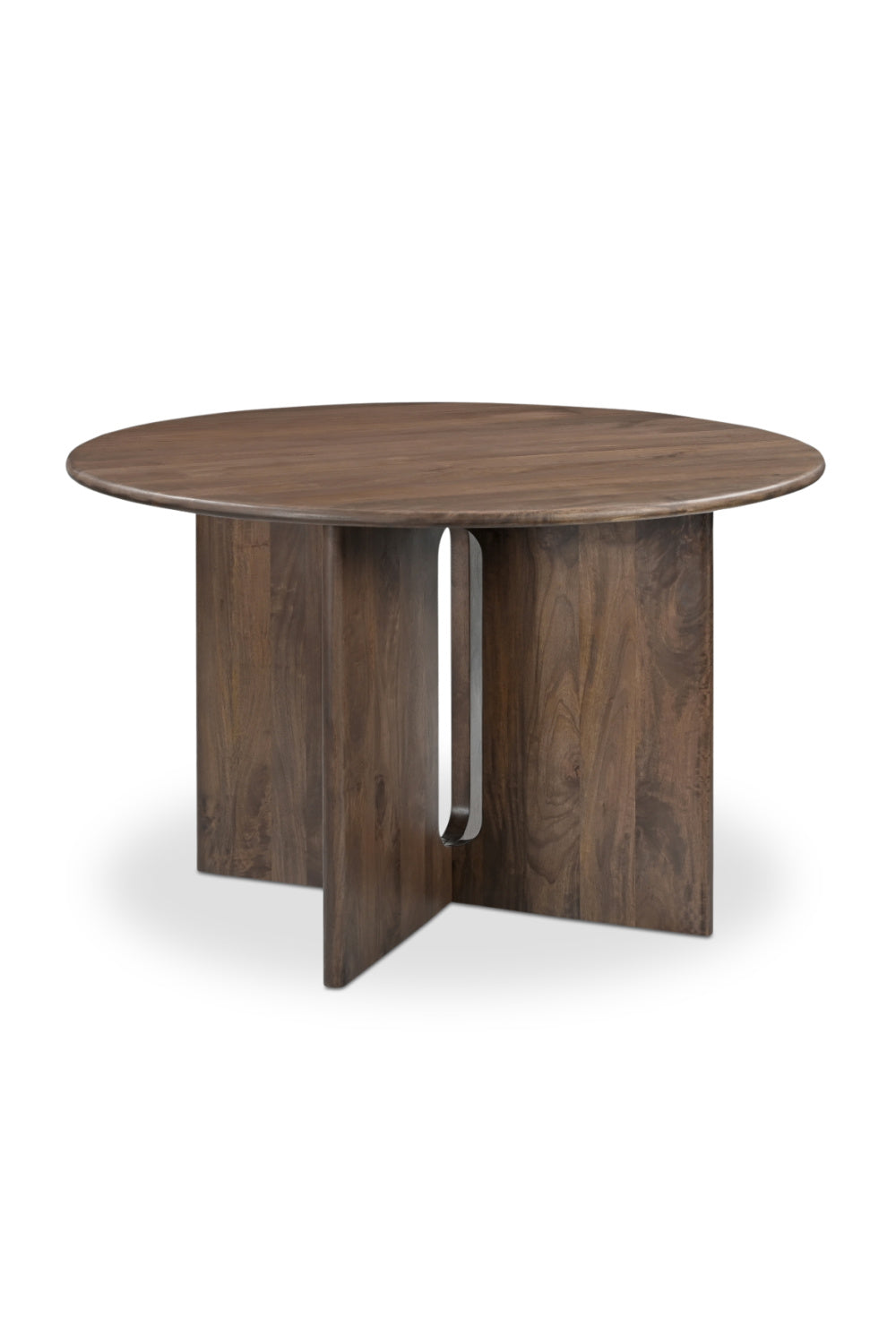 Modern European furniture - Cross-Base Round Dining Table - www.oroa.com | Oroa.com