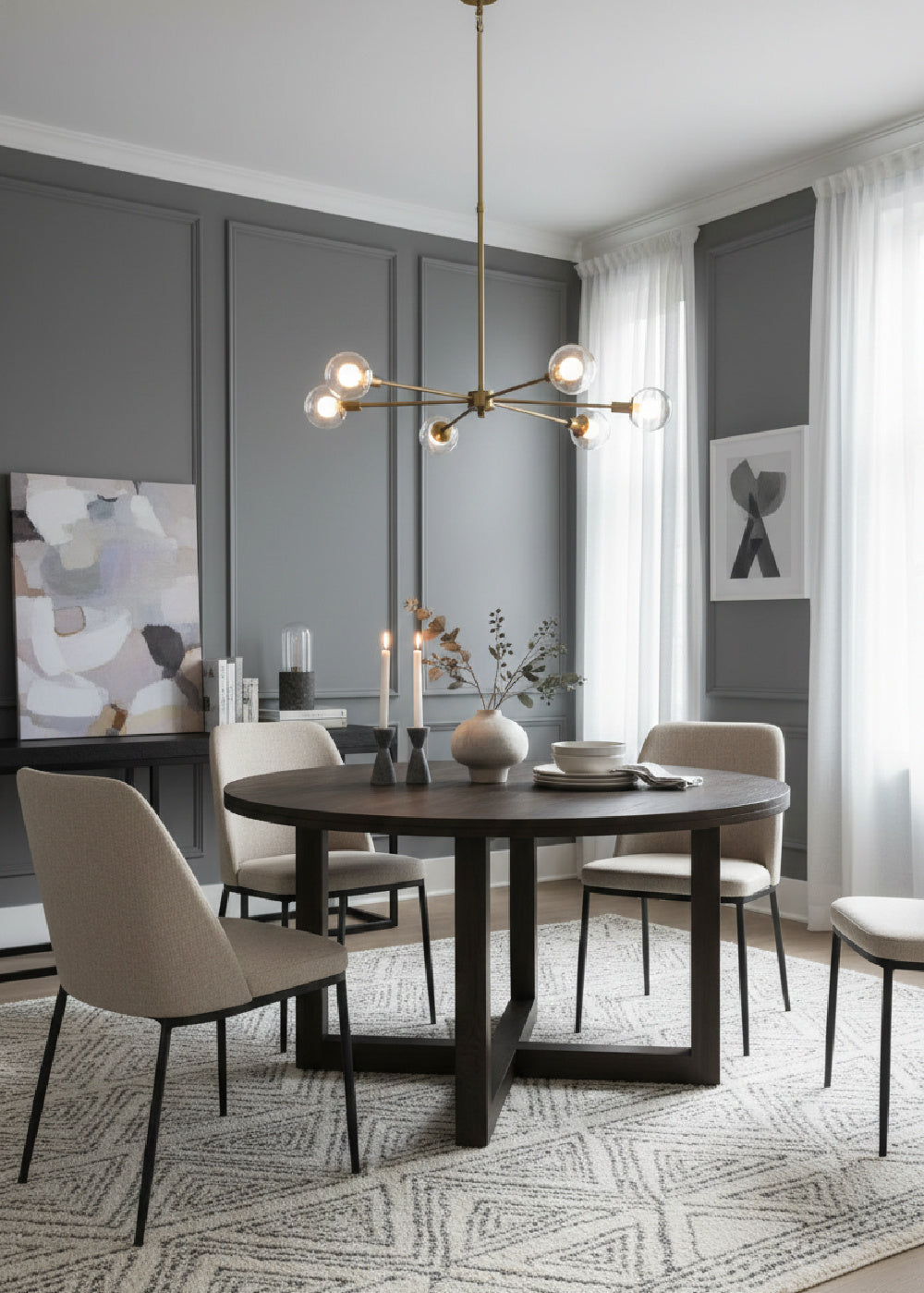 Modern European furniture - Oak Round Dining Table - www.oroa.com | Oroa.com