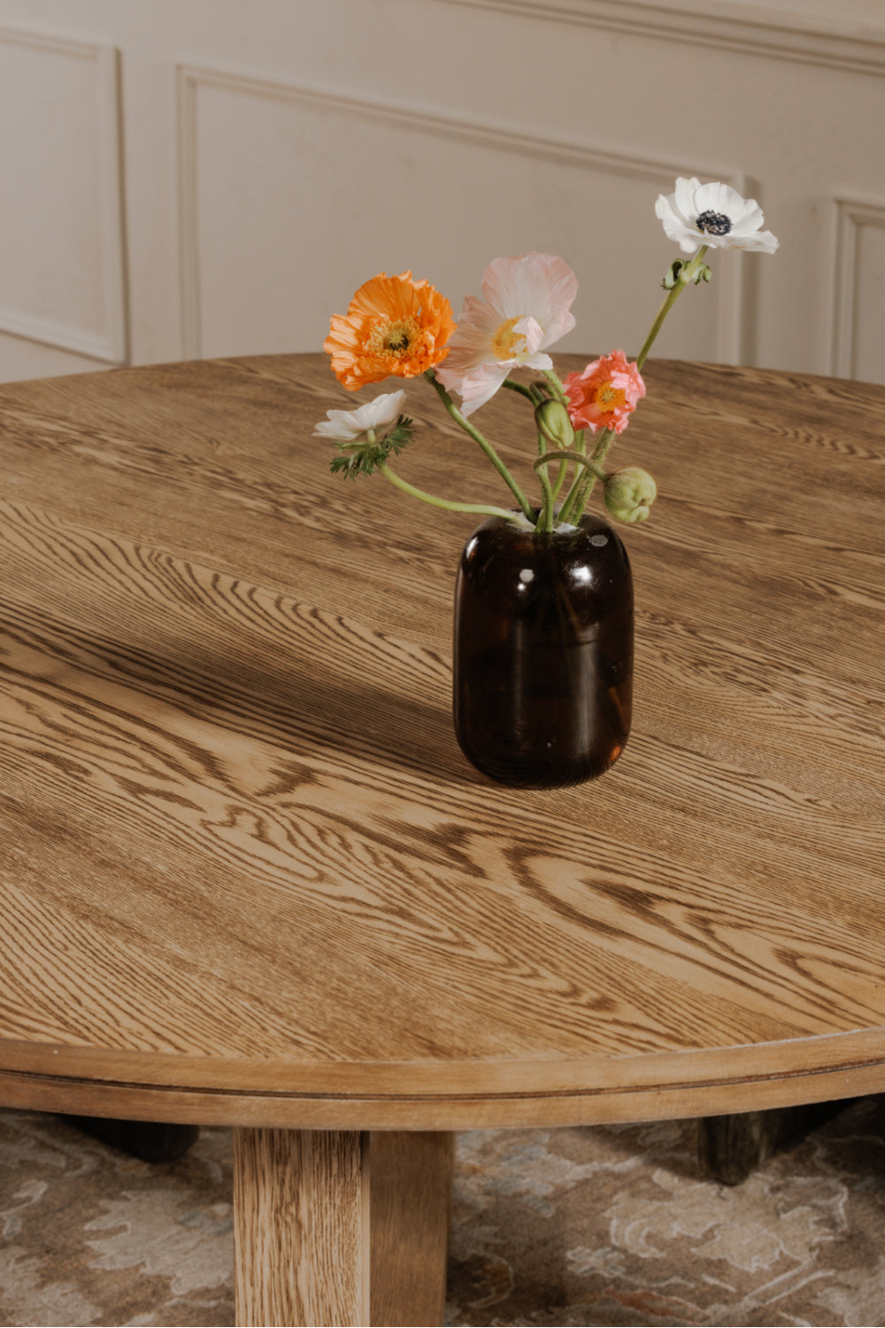 Modern European furniture - Oak Round Dining Table - www.oroa.com | Oroa.com