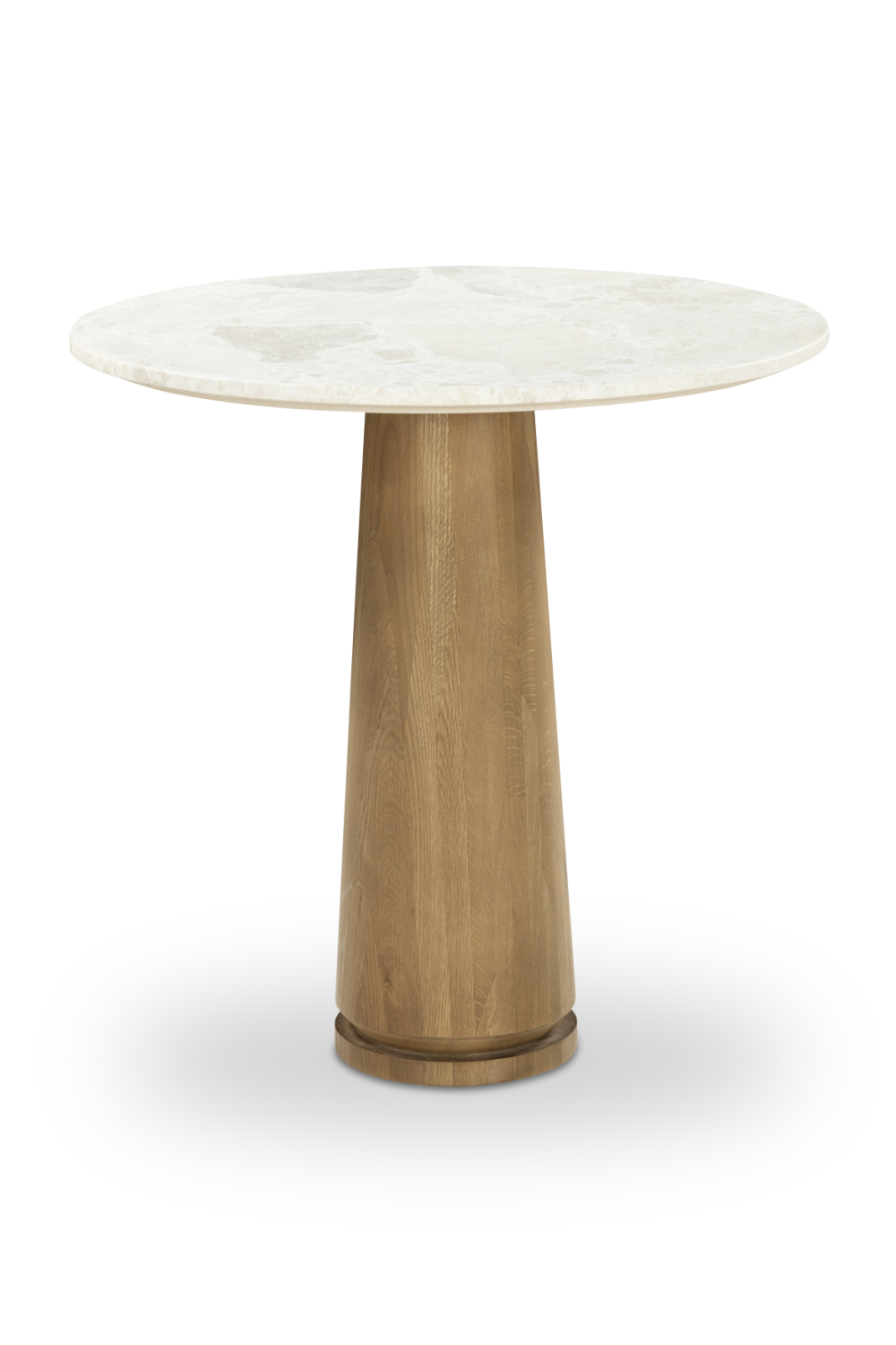 Modern European furniture - Round Marble Pedestal Coffee Table - www.oroa.com | Oroa.com