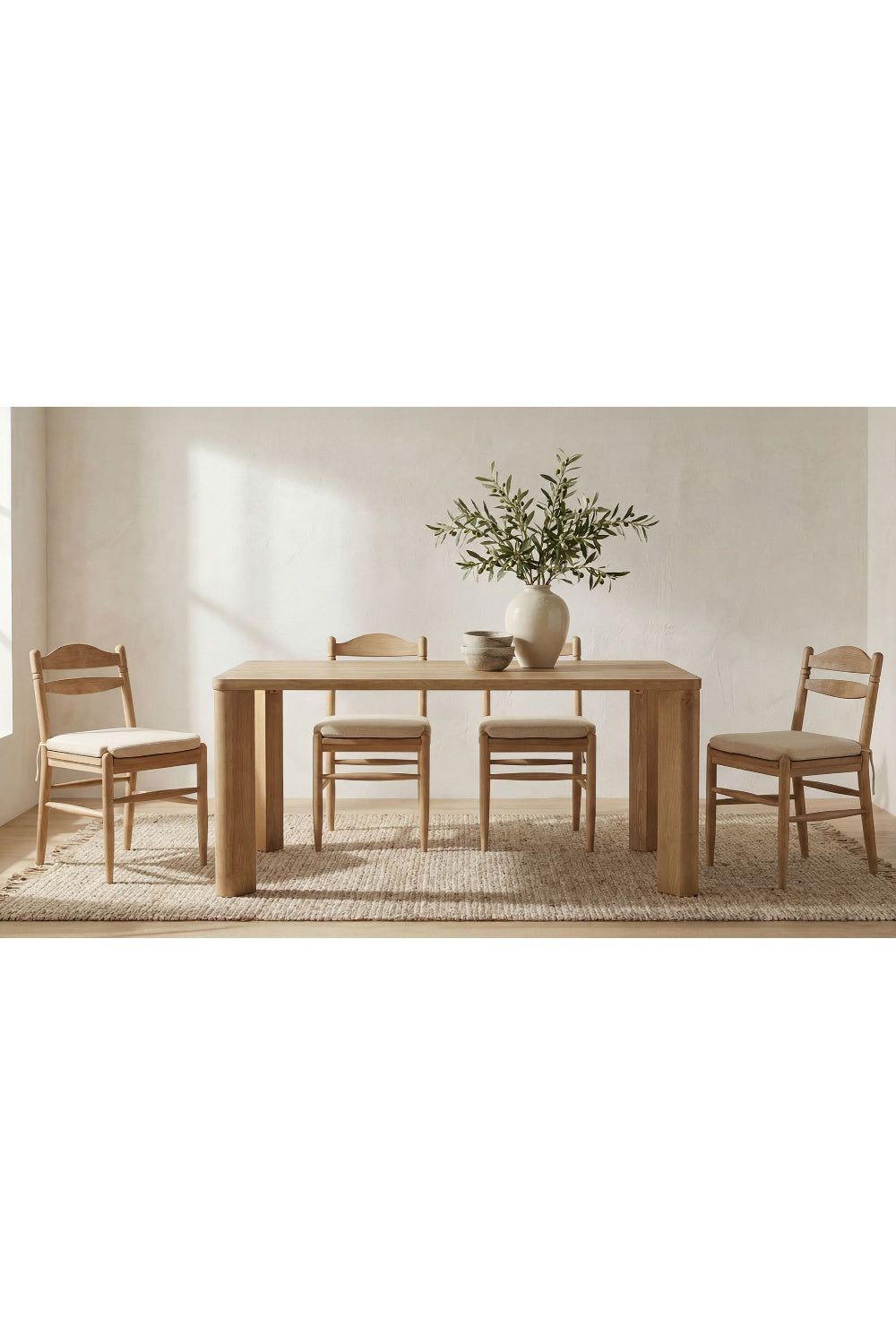 Modern European furniture - Minimalist Rectangular Dining Table - www.oroa.com | Oroa.com