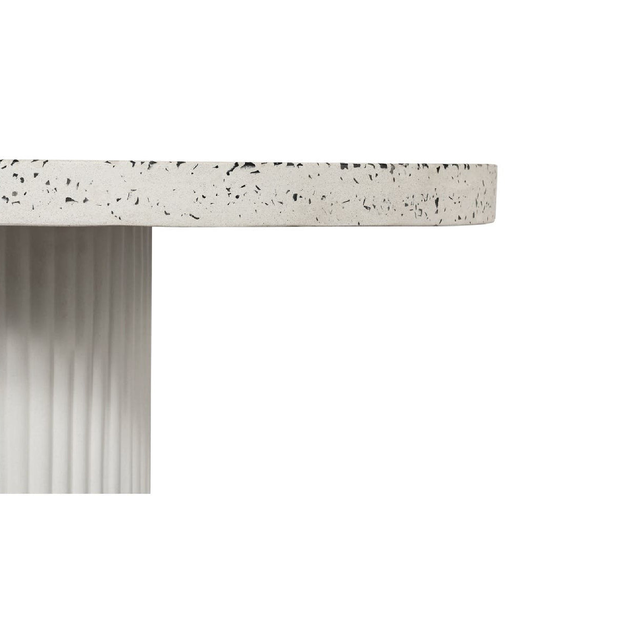 Modern European furniture - White Terrazzo Outdoor Dining Table - www.oroa.com | Oroa.com
