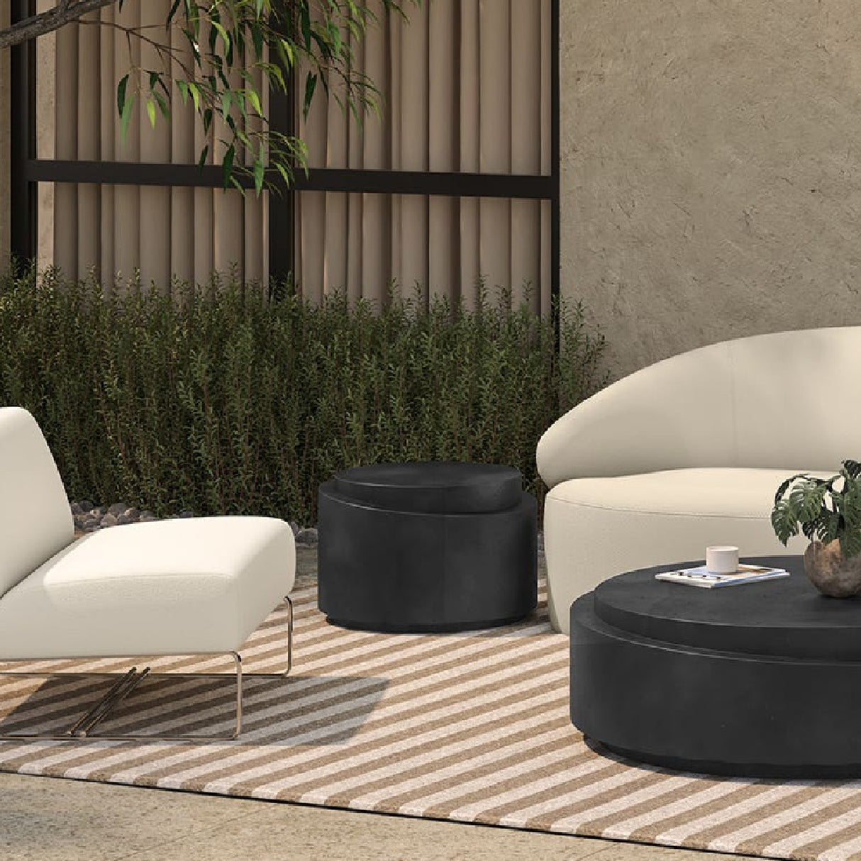 Modern European furniture - Round Outdoor Accent Table - www.oroa.com | Oroa.com