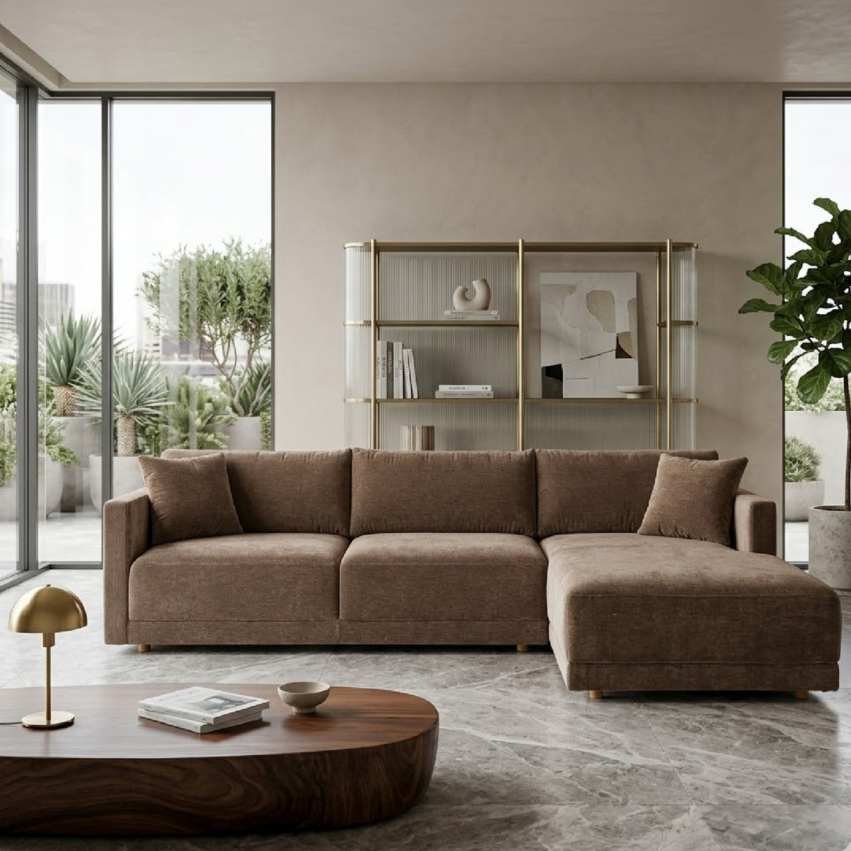 Modern Minimalist Sectional Sofa | Oroa.com