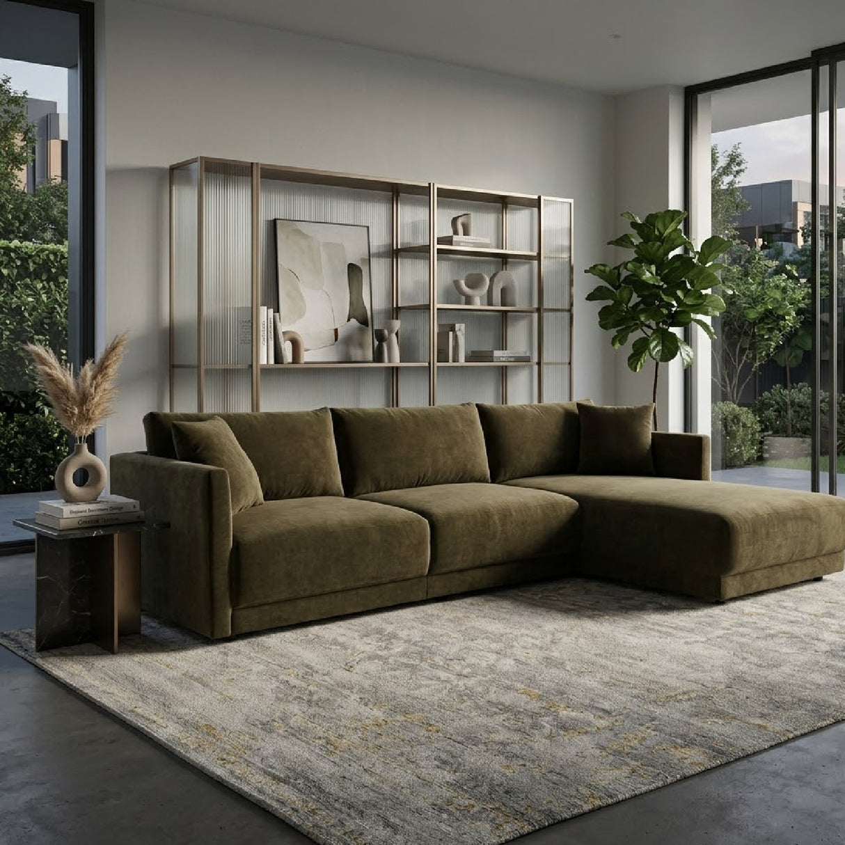 Modern Minimalist Sectional Sofa | Oroa.com