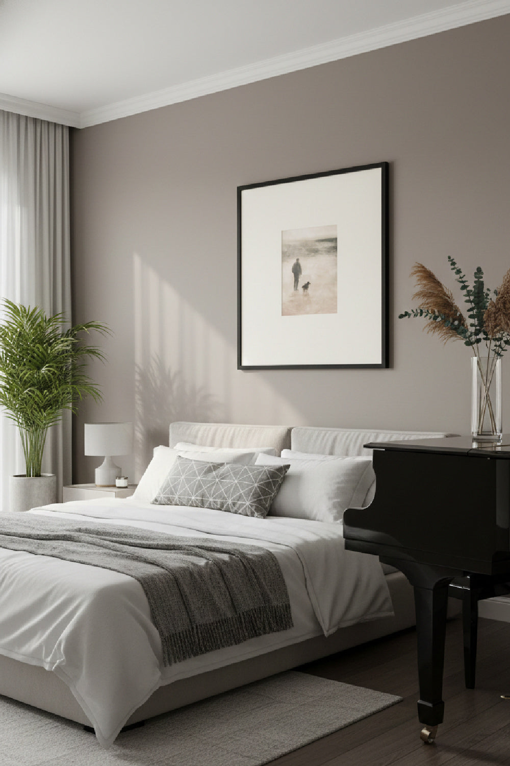 Modern European furniture - Man and Dog Painting - www.oroa.com | Oroa.com