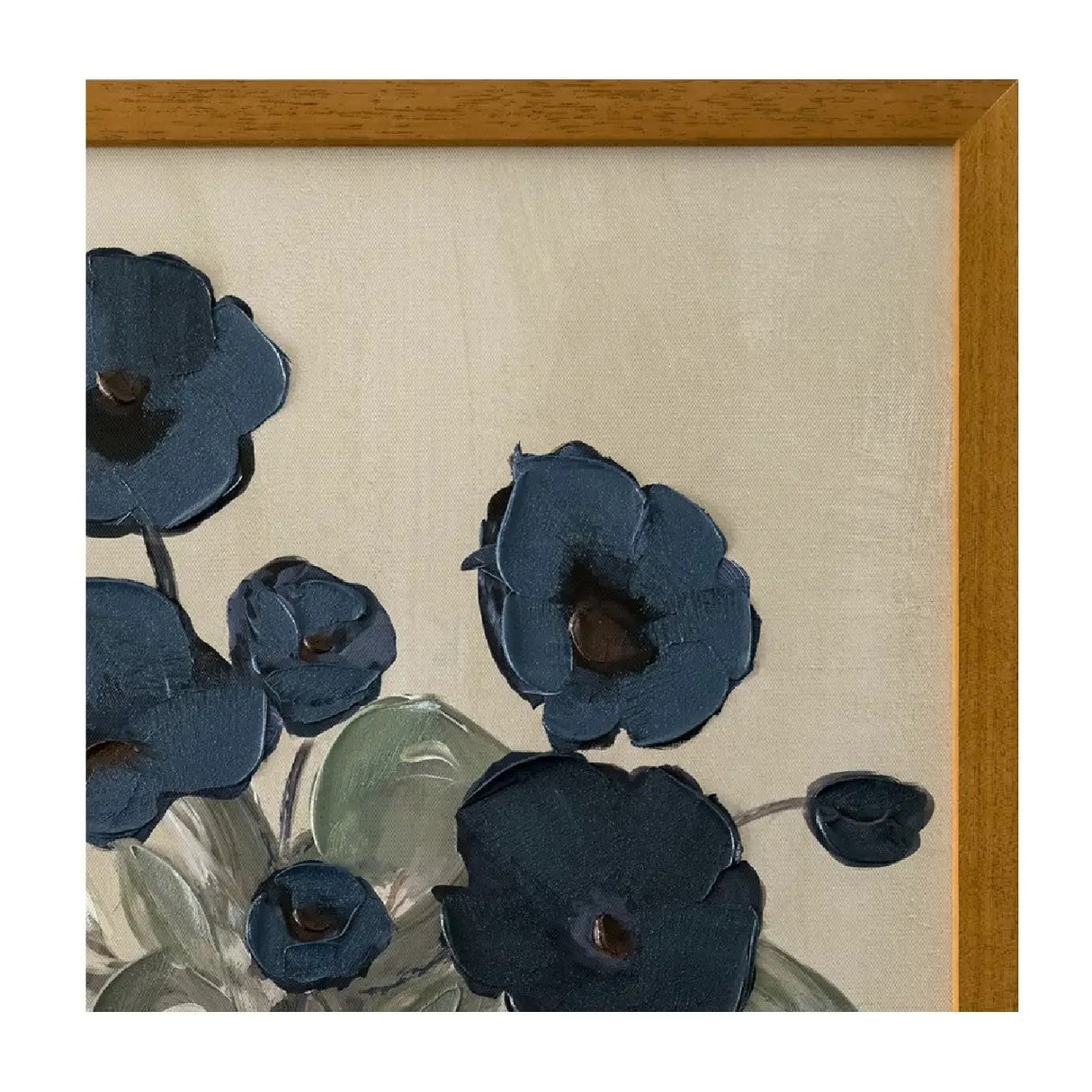 Modern European furniture - Blue Flowers Framed Painting - www.oroa.com | Oroa.com