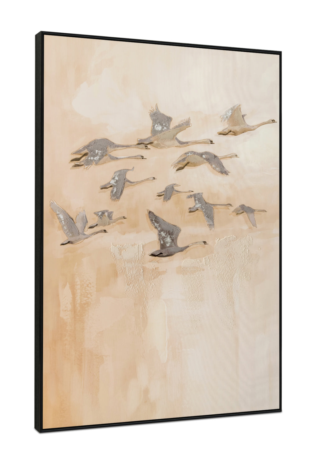 Modern European furniture - Flying Geese Framed Painting - www.oroa.com | Oroa.com