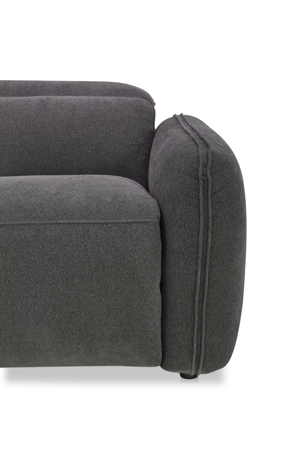 Modern European furniture - Gray Power Recliner Sofa - www.oroa.com | Oroa.com