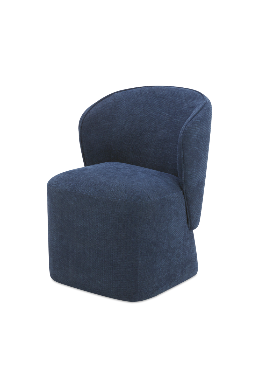Modern European furniture - Curved Back Rolling Dining Chair - www.oroa.com | Oroa.com