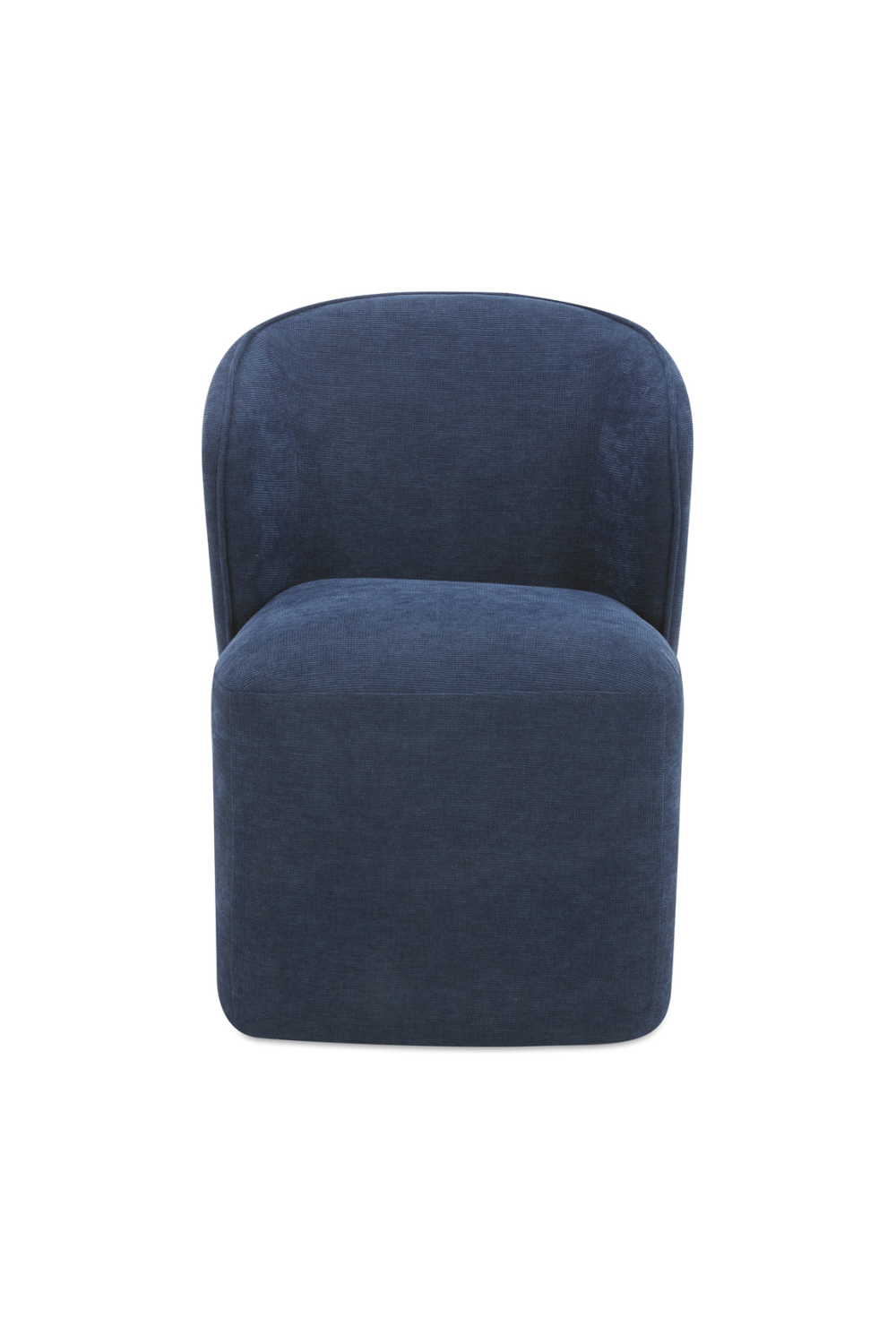 Modern European furniture - Curved Back Rolling Dining Chair - www.oroa.com | Oroa.com