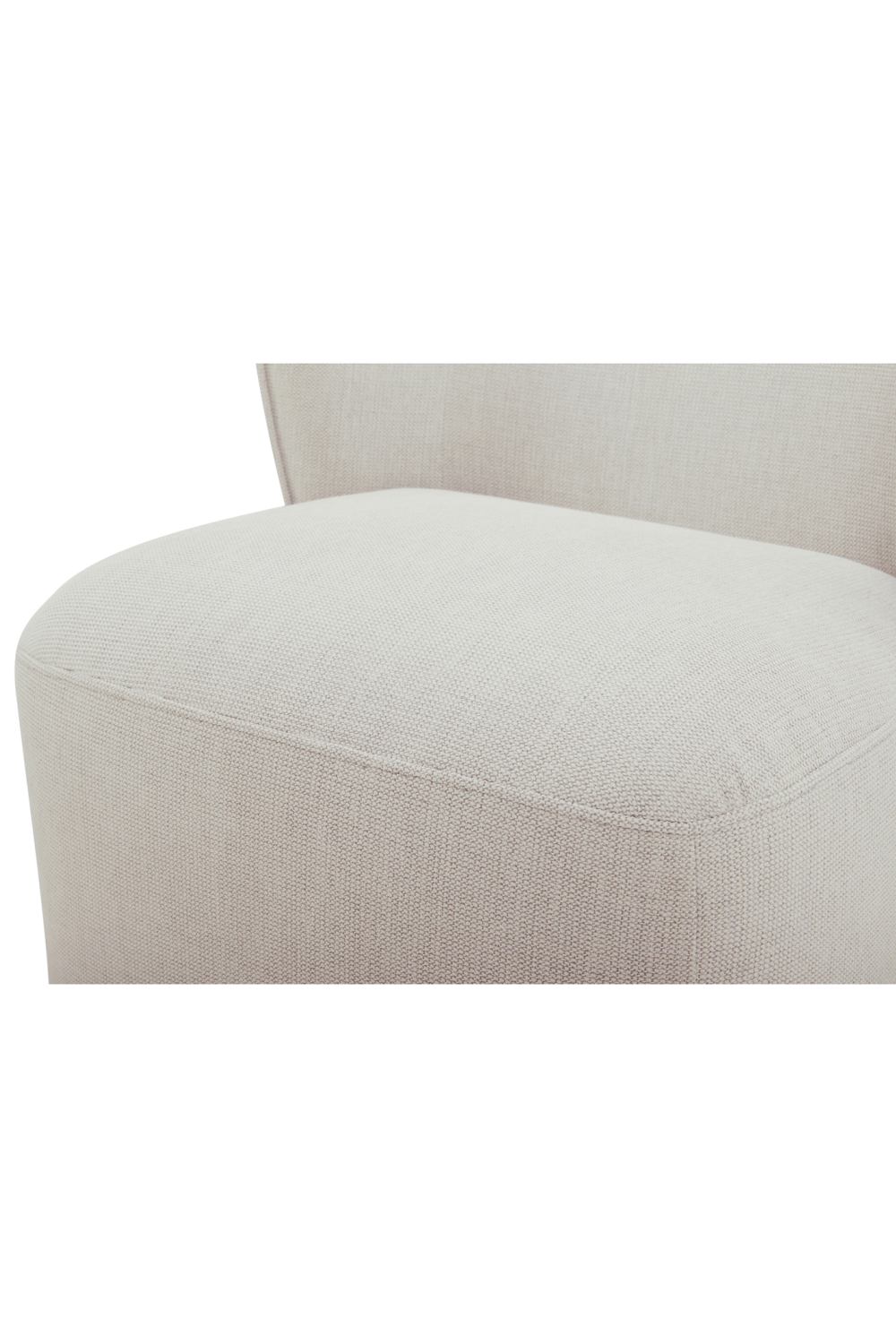Modern European furniture - Curved Back Rolling Dining Chair - www.oroa.com | Oroa.com
